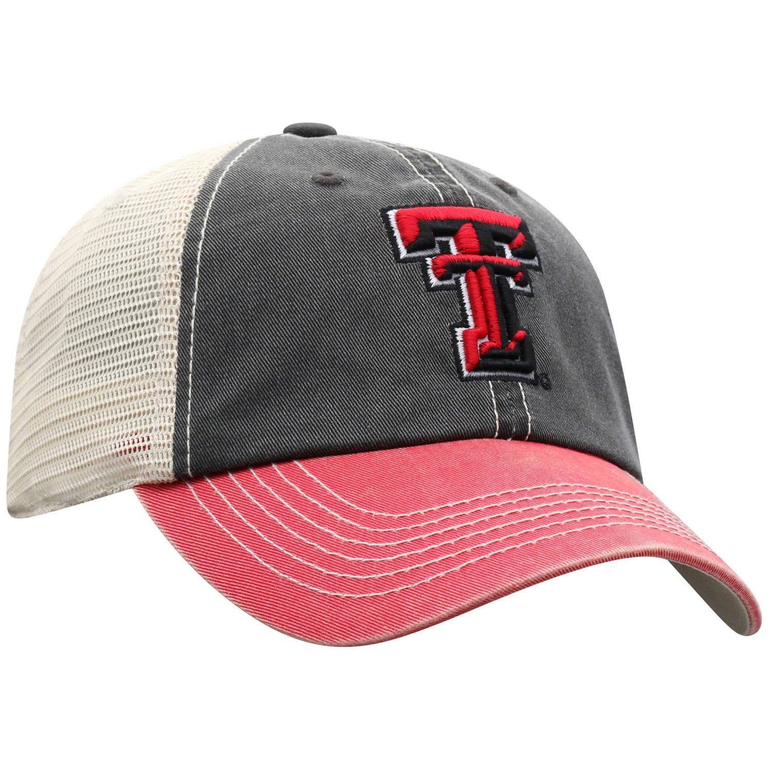 Top of the World Red Texas Tech Red Raiders Off-Road Adjustable Hat - view number 2