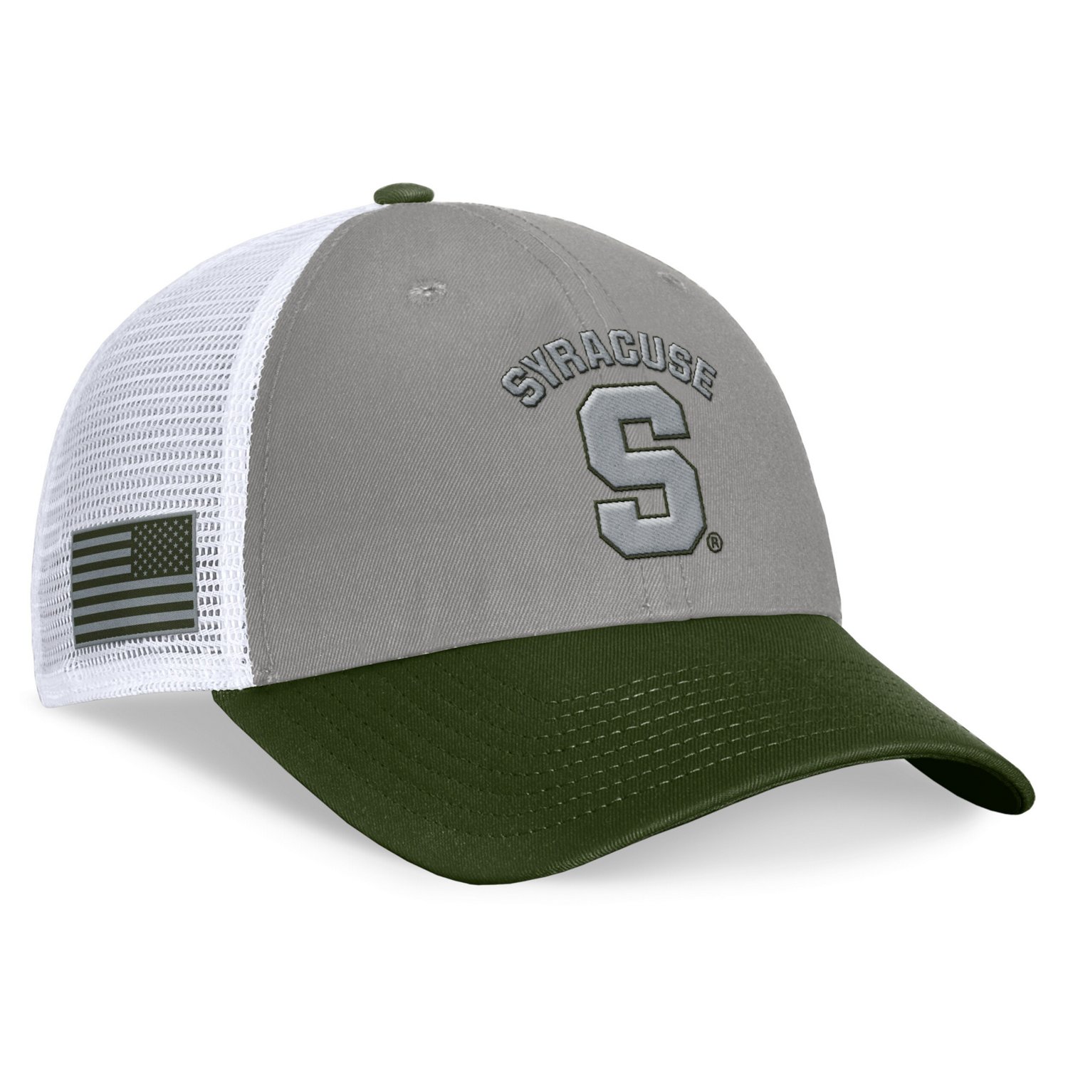 Top of the World Syracuse Orange OHT Military Appreciation Badge Trucker Adjustable Hat - view number 3