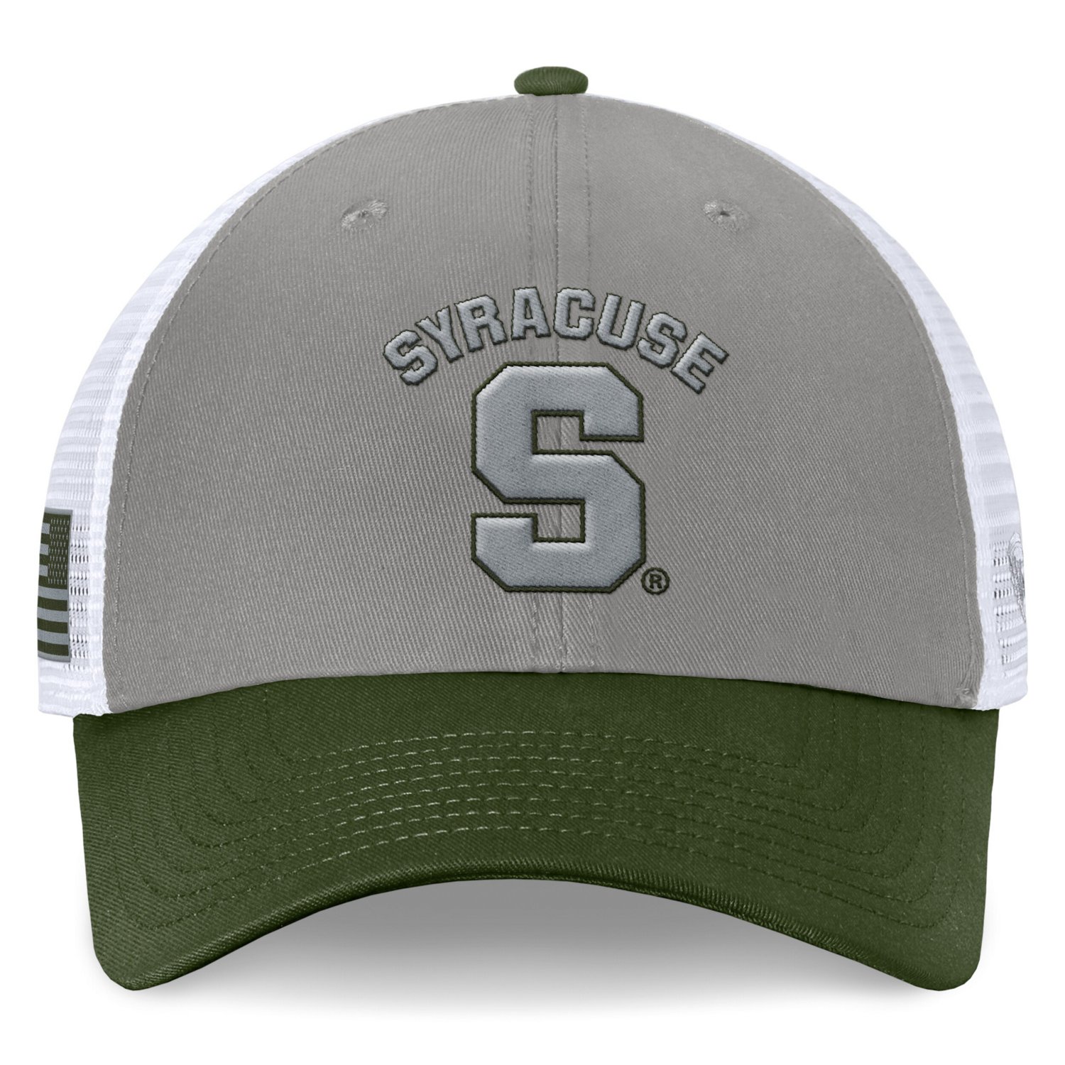 Top of the World Syracuse Orange OHT Military Appreciation Badge Trucker Adjustable Hat - view number 2