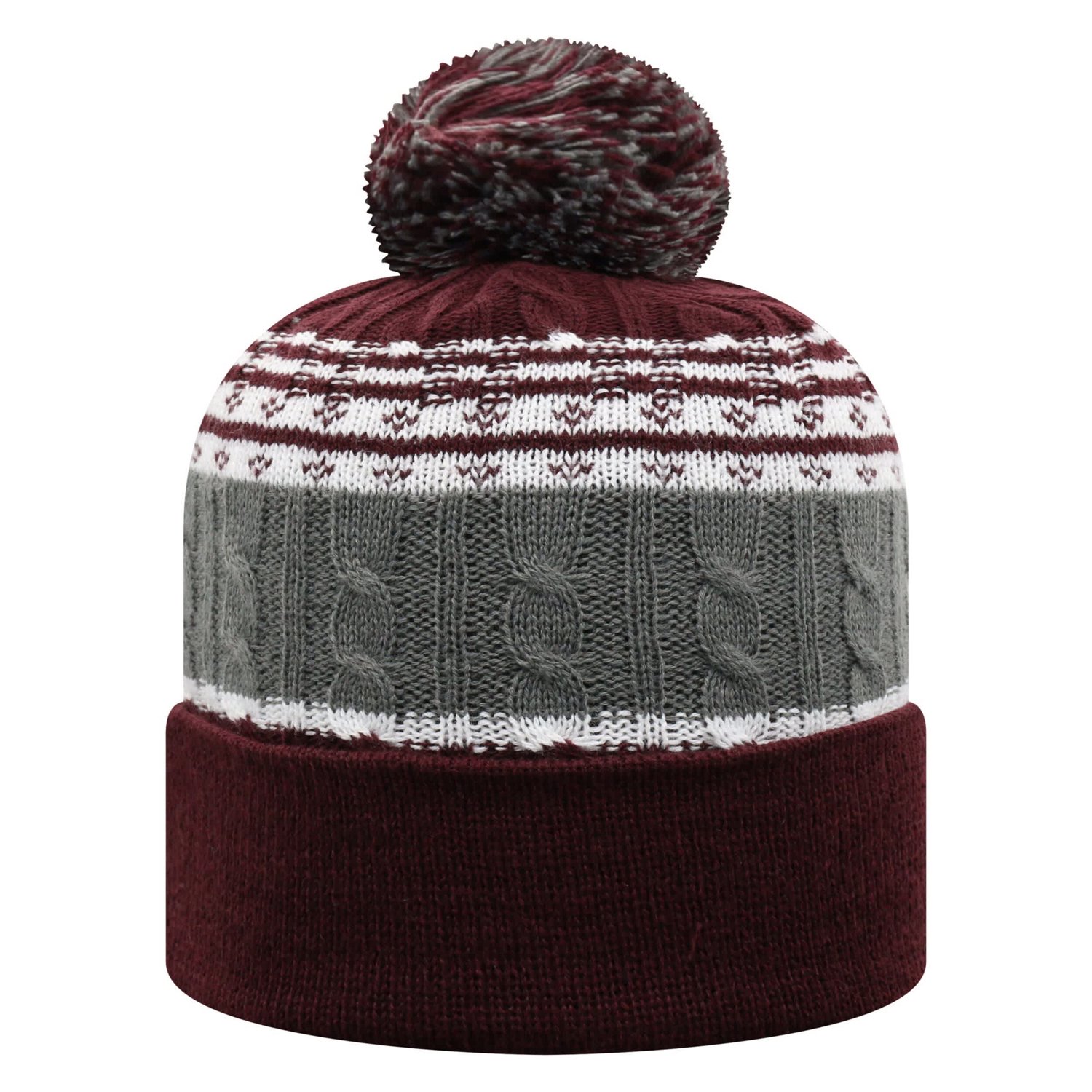 Top of the World Texas AM Aggies Altitude Cuffed Knit Hat with Pom