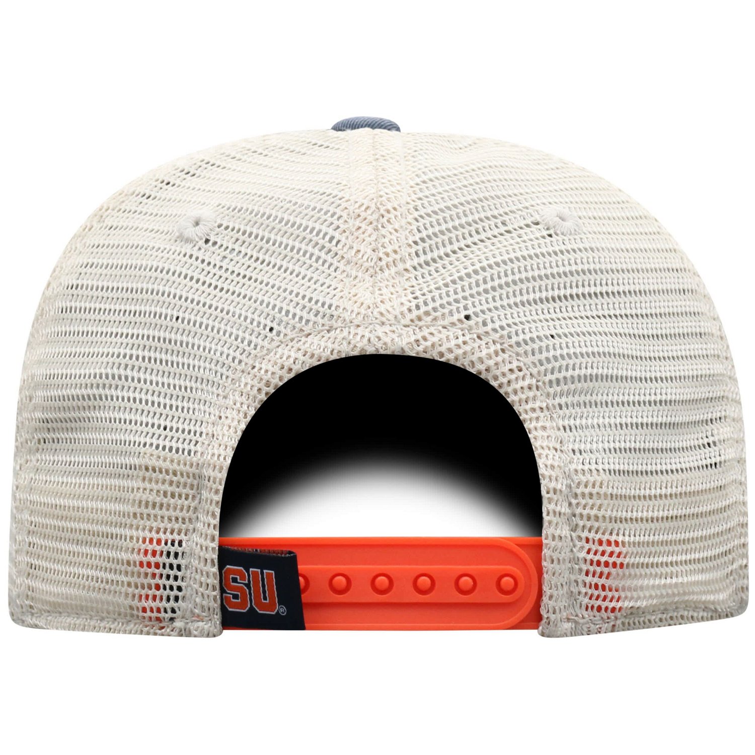 Top of the World True Syracuse Orange Off Road Three-Tone Vintage Adjustable Trucker Hat - view number 4