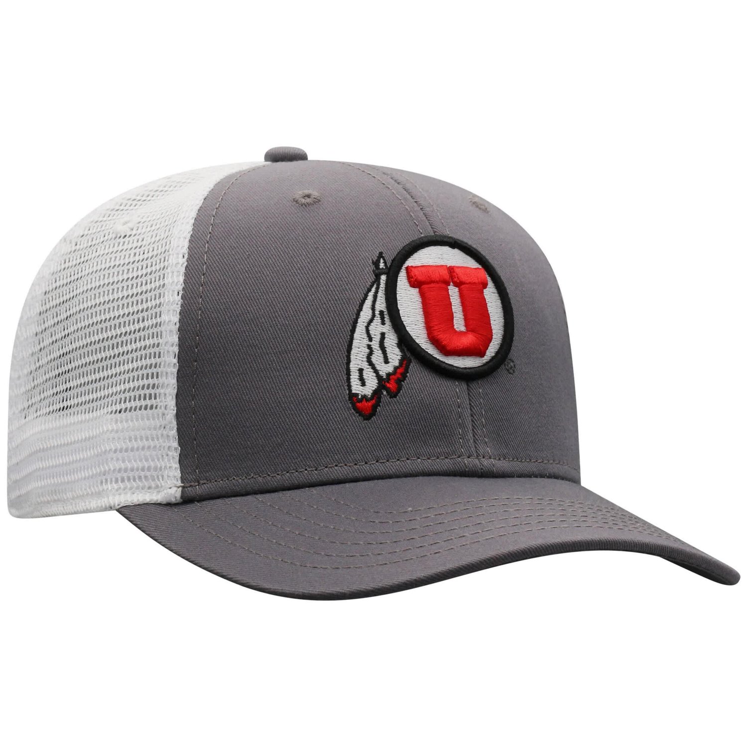 Top of the World Utah Utes Victory Baseline Trucker Adjustable Hat - view number 3