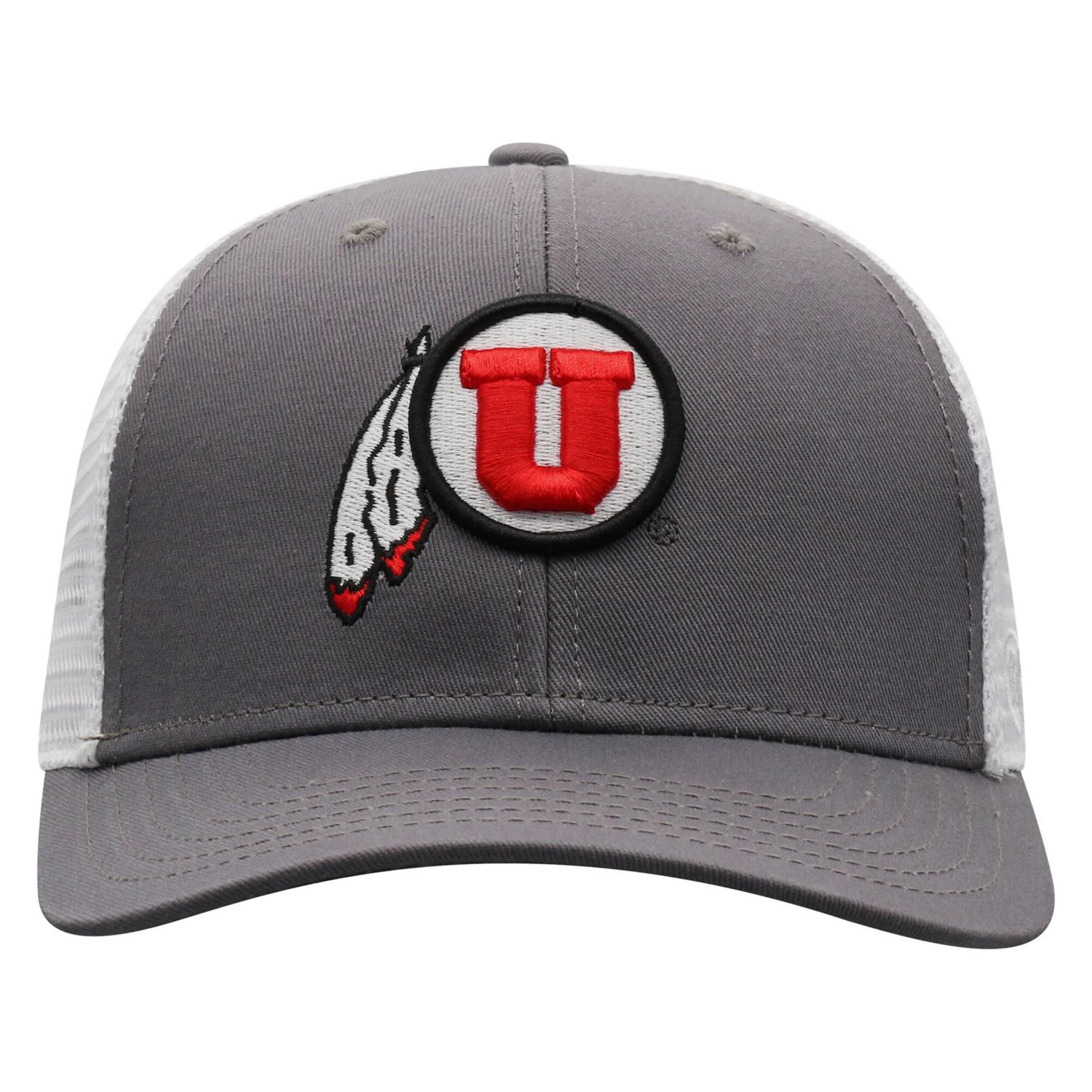 Top of the World Utah Utes Victory Baseline Trucker Adjustable Hat - view number 2