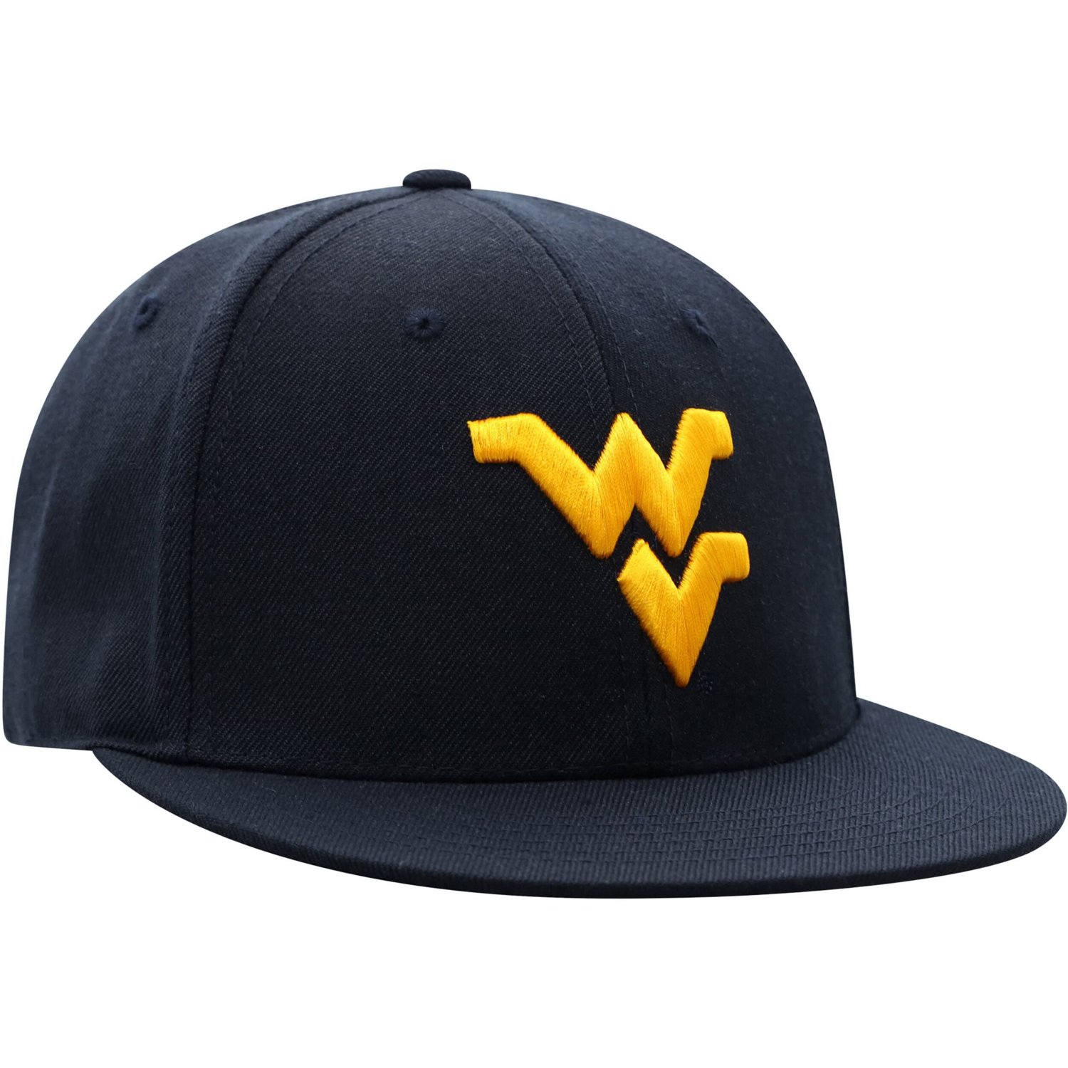 Top of the World West Virginia Mountaineers Team Color Fitted Hat - view number 3