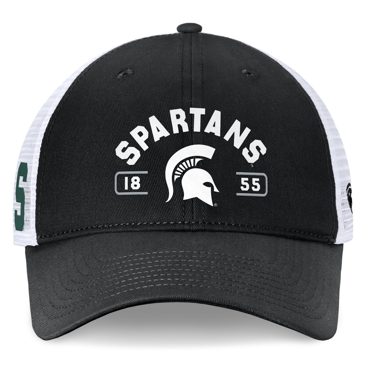 Top of the World /White Michigan State Spartans Free Kick Trucker Adjustable Hat                                                 - view number 2