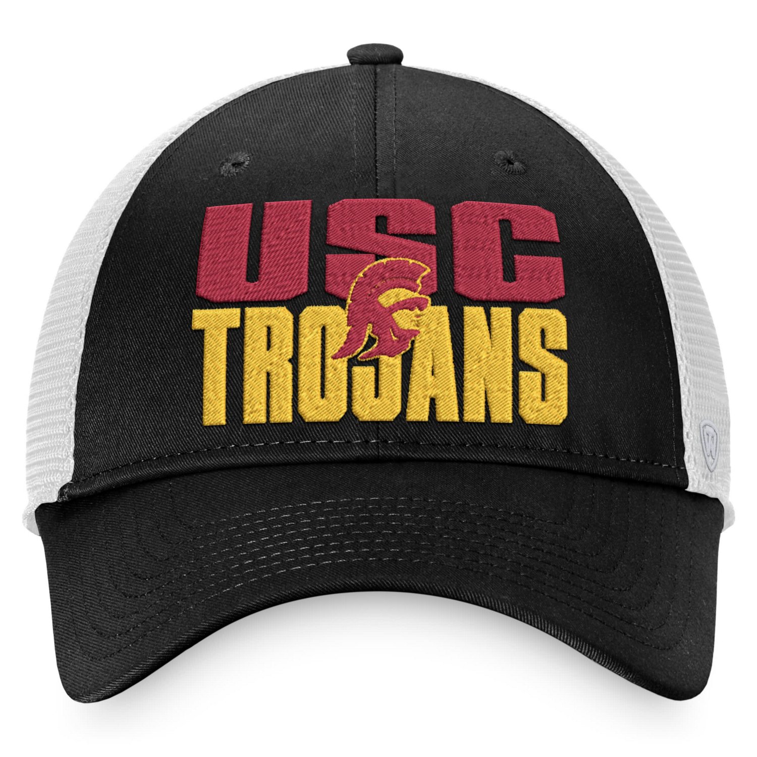 Top of the World /White USC Trojans Stockpile Trucker Snapback Hat - view number 2