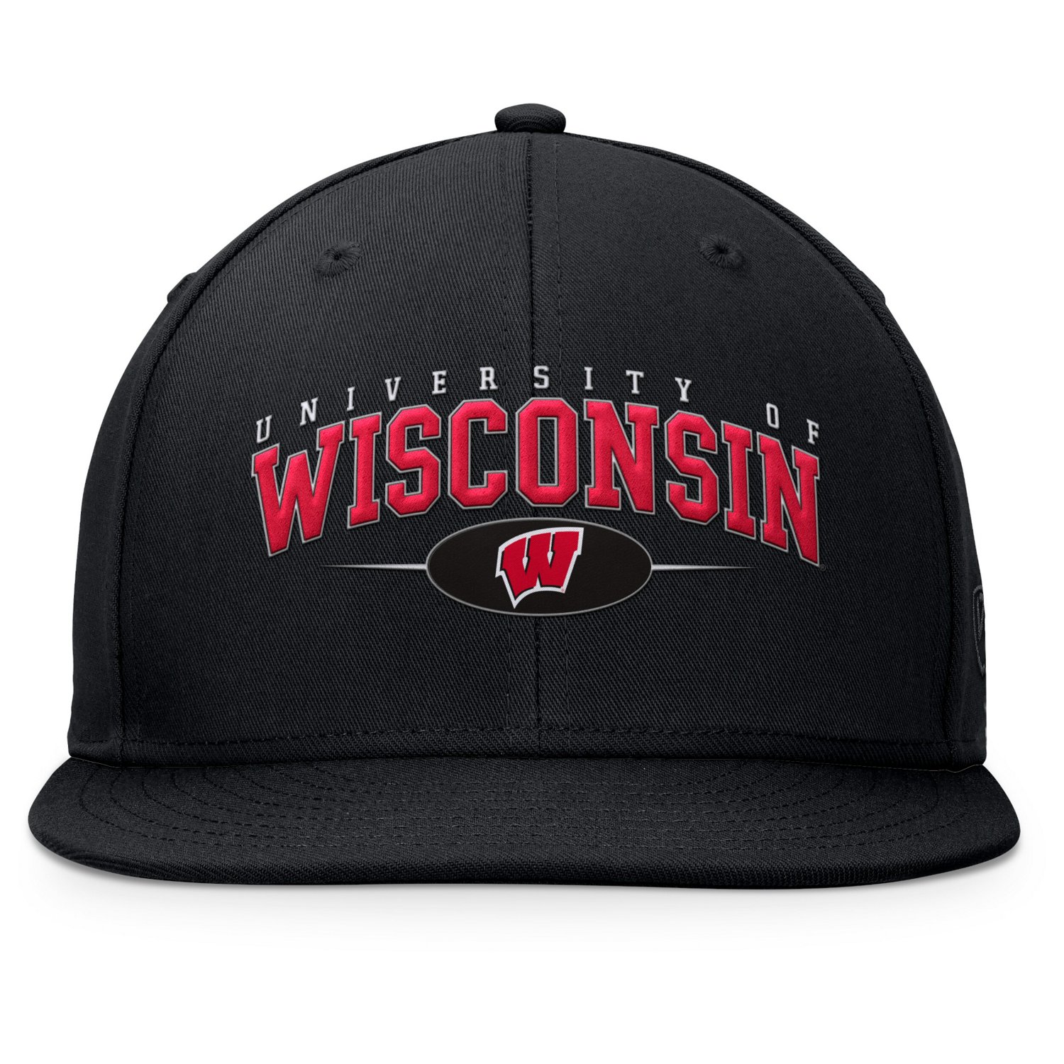 Top of the World Wisconsin Badgers Bullpen Snapback Hat - view number 2
