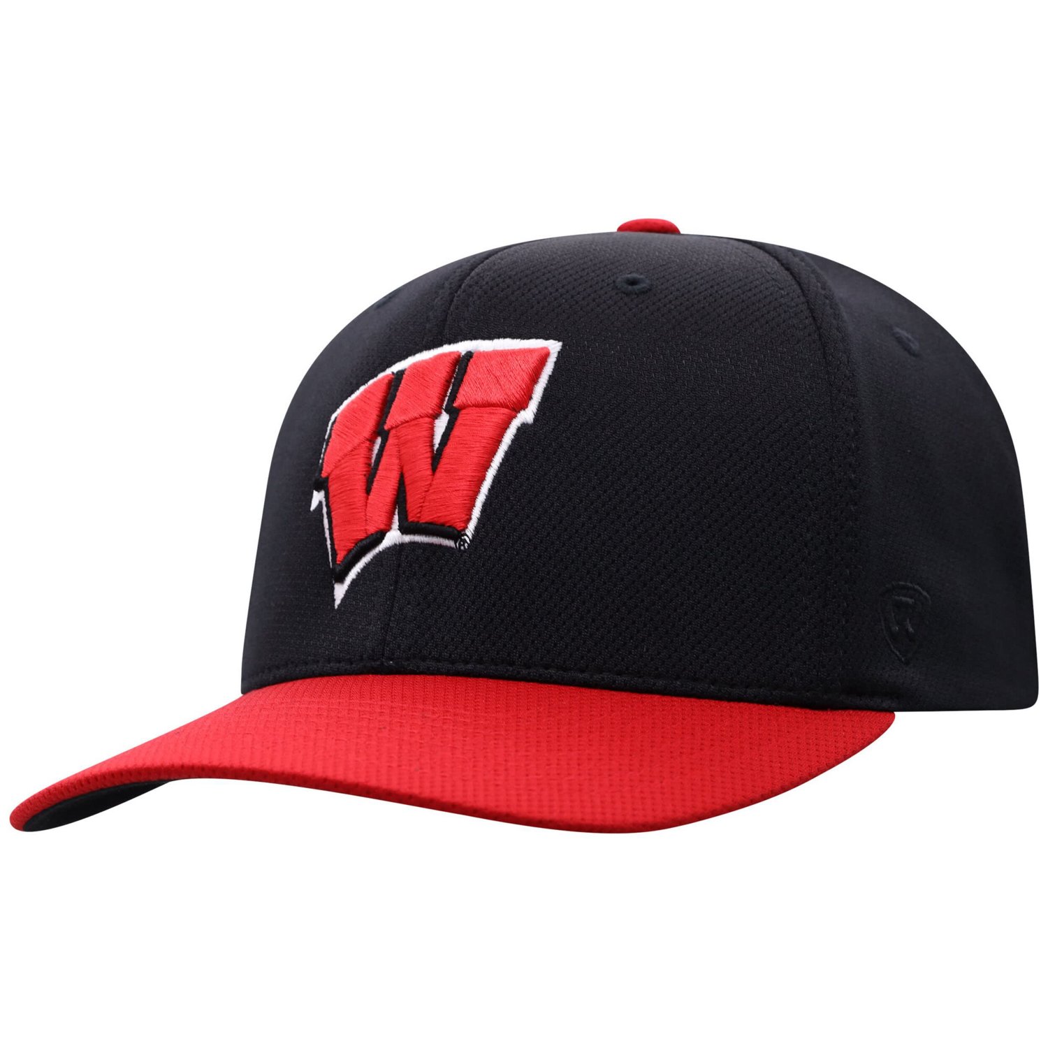 Top of the World Wisconsin Badgers Reflex Fitted Hat - view number 3