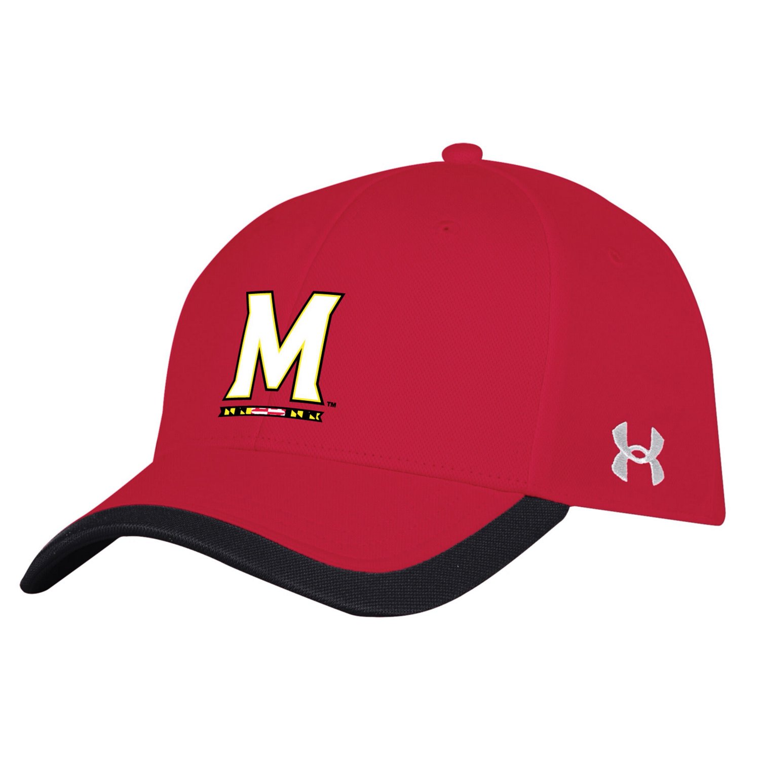 Under Armour Maryland Terrapins Sideline Blitzing Accent Adjustable Hat                                                          - view number 1