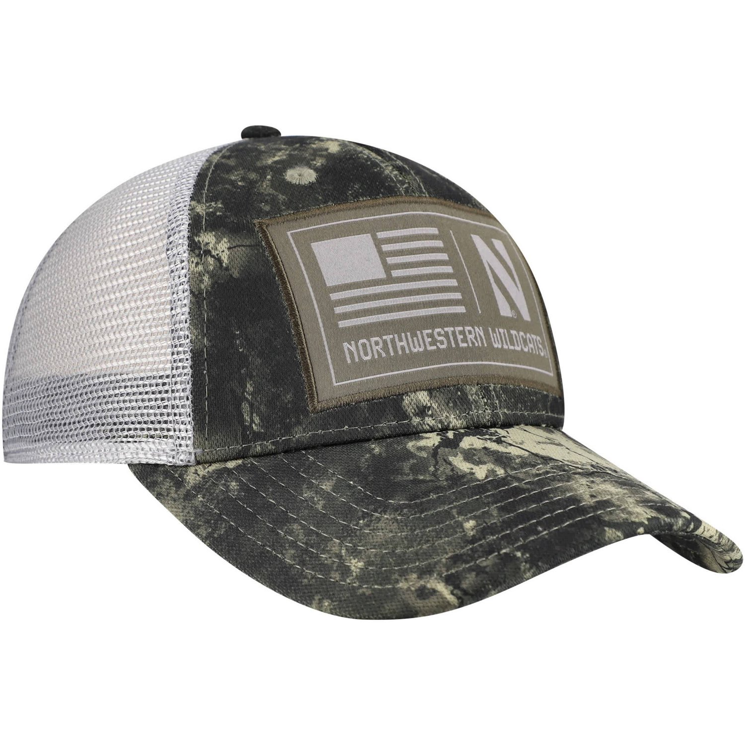 Under Armour Northwestern Wildcats Freedom Collection Blitzing Performance Trucker Hat - view number 3