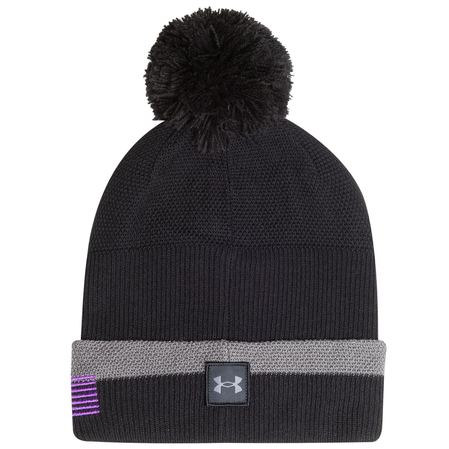 Under Armour Northwestern Wildcats Freedom Collection Cuffed Knit Hat with Pom - view number 2