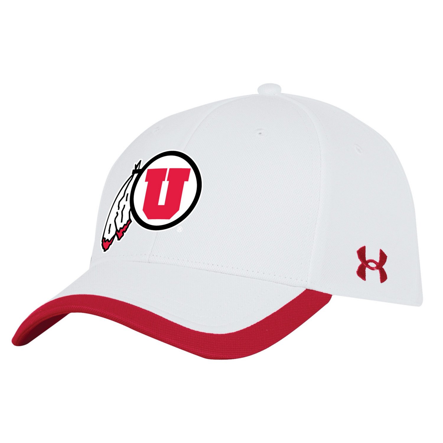 Under Armour Utah Utes Sideline Blitzing Accent Adjustable Hat - view number 1