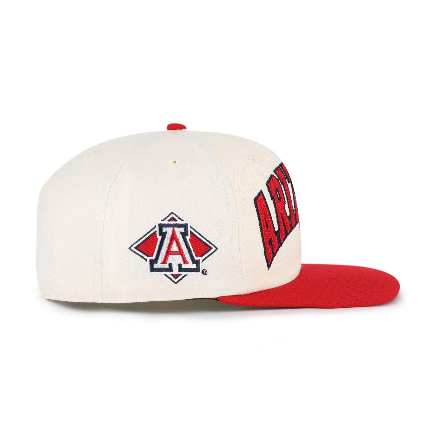 Unisex '47 Arizona Wildcats Crossover Off Hand Captain Adjustable Hat - view number 3