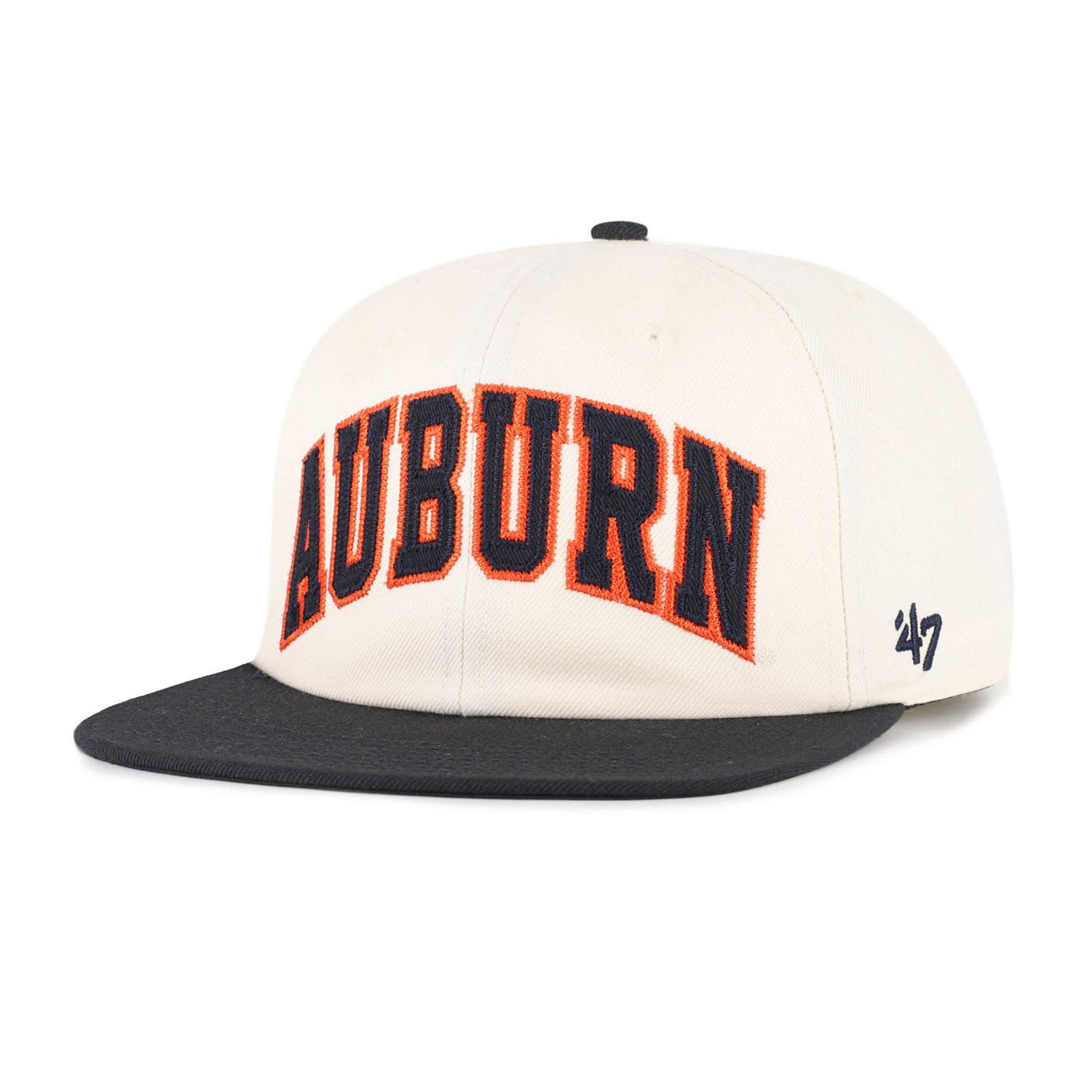 Unisex '47 Auburn Tigers Crossover Off Hand Captain Adjustable Hat - view number 2