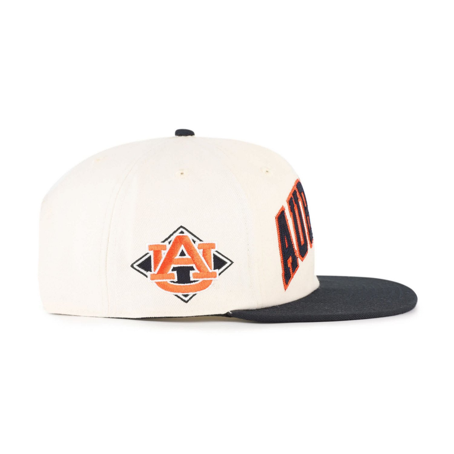 Unisex '47 Auburn Tigers Crossover Off Hand Captain Adjustable Hat - view number 3