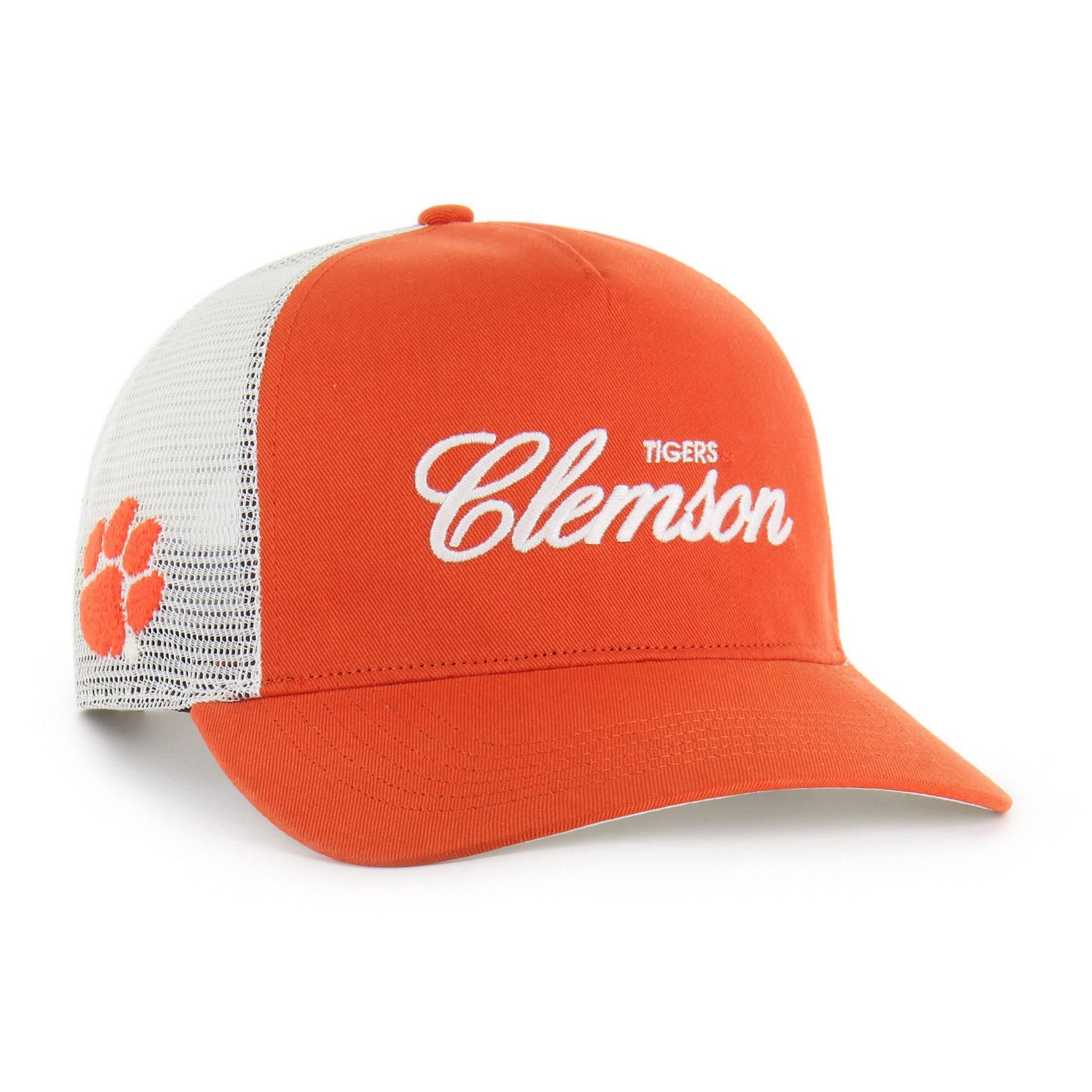 Unisex '47 Clemson Tigers Contemporary Basics Foundation Trucker Hitch Adjustable Hat