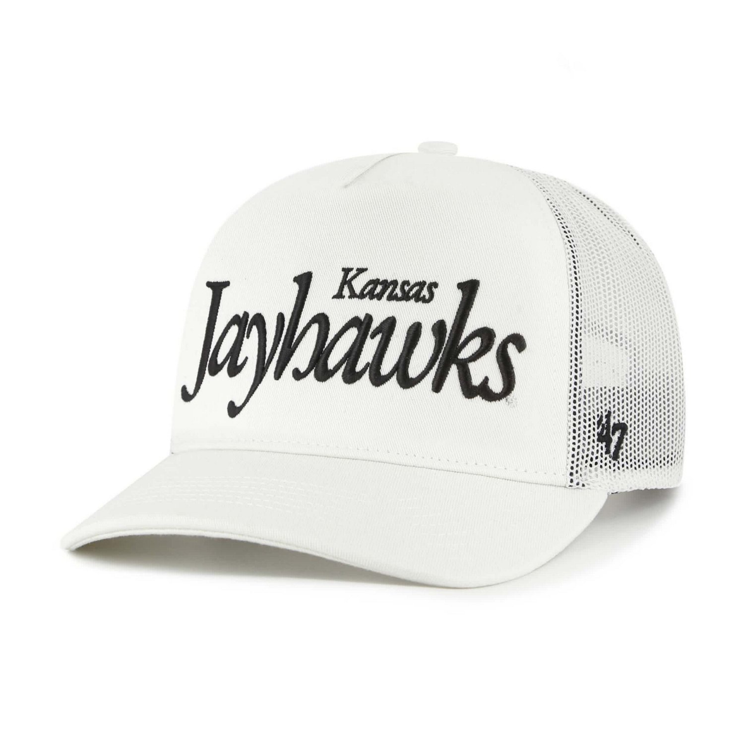 Unisex '47 Kansas Jayhawks Foundation Script Adjustable Trucker Hat