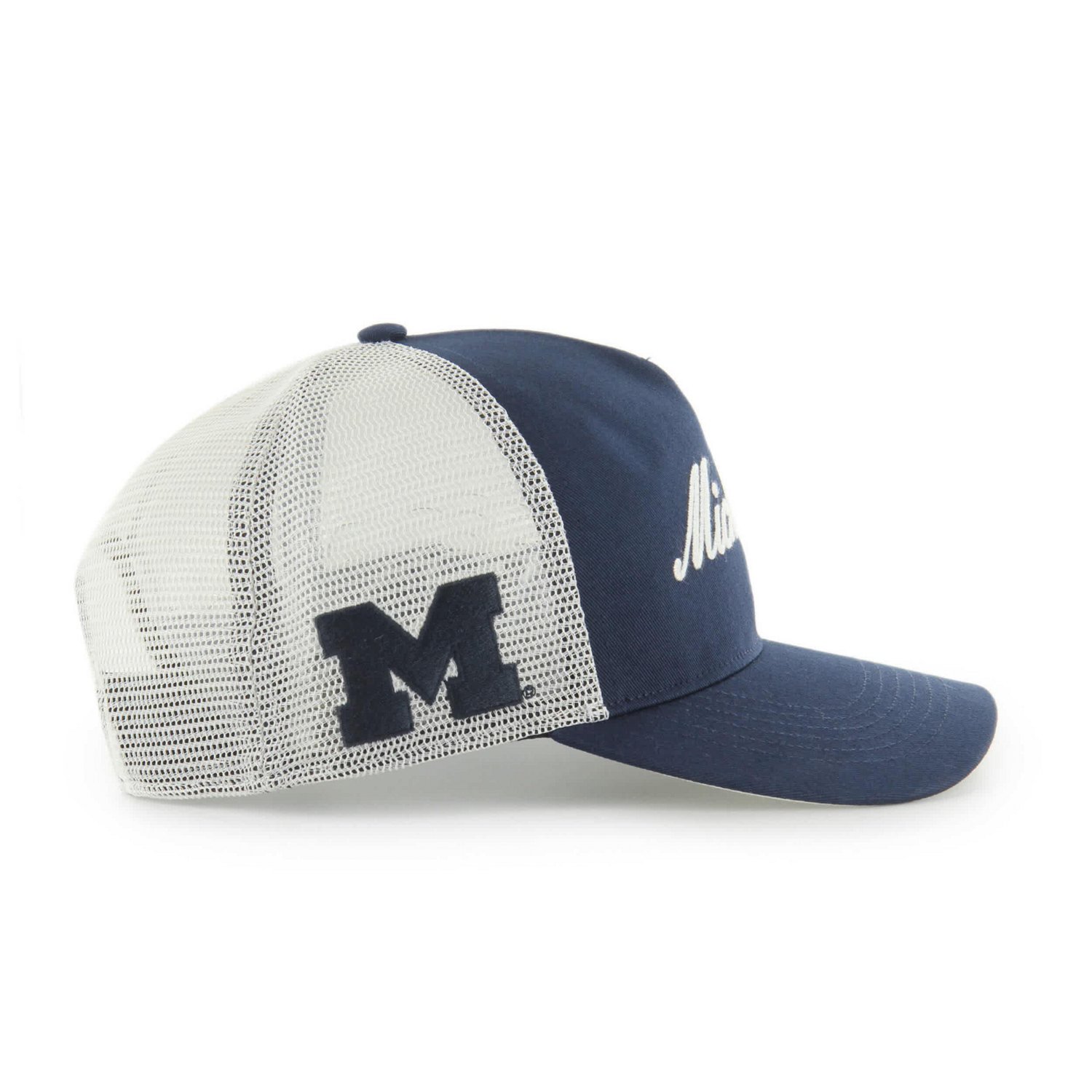 Unisex '47 Michigan Wolverines Contemporary Basics Foundation Trucker Hitch Adjustable Hat - view number 3