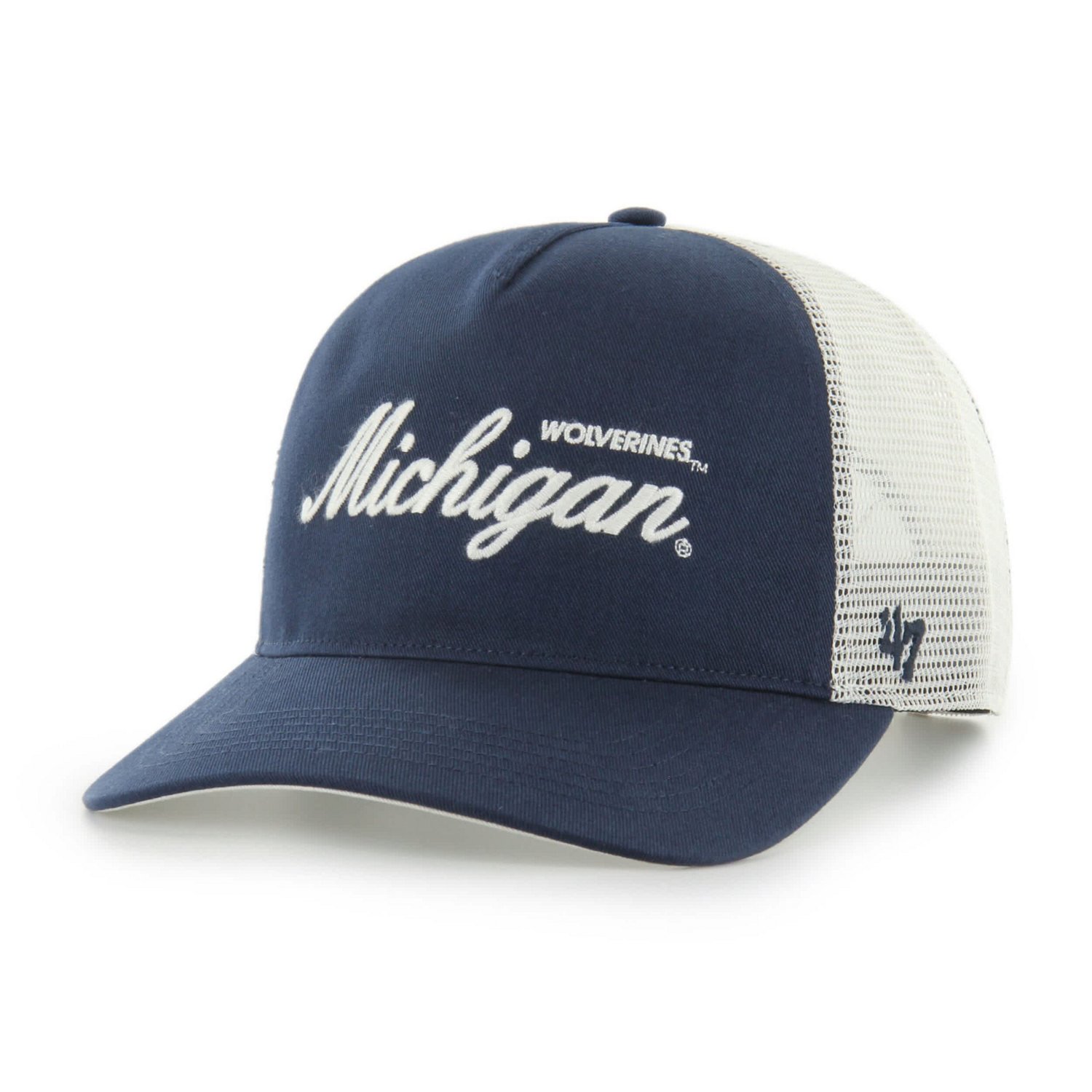 Unisex '47 Michigan Wolverines Contemporary Basics Foundation Trucker Hitch Adjustable Hat - view number 2