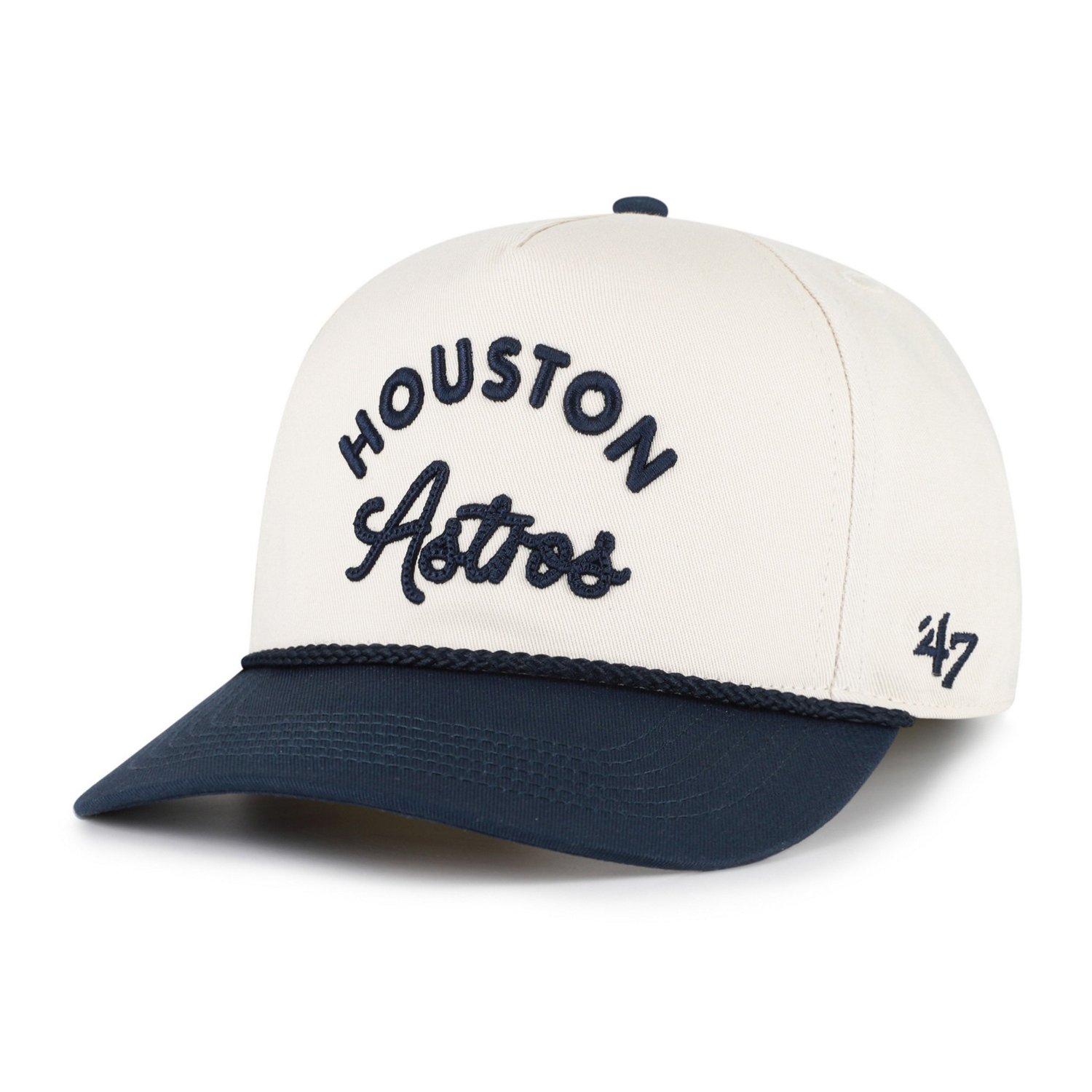 Unisex '47 Navy Houston Astros Rope Script Hitch Adjustable Hat