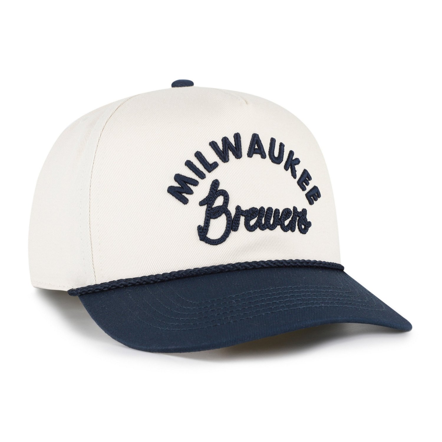 Unisex '47 Navy Milwaukee Brewers Rope Script Hitch Adjustable Hat - view number 2