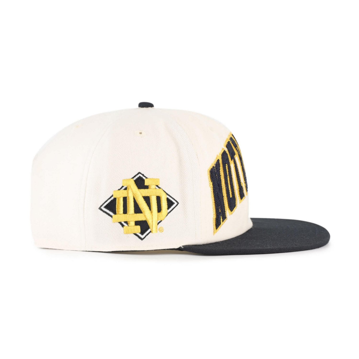 Unisex '47 Notre Dame Fighting Irish Crossover Off Hand Captain Adjustable Hat - view number 3