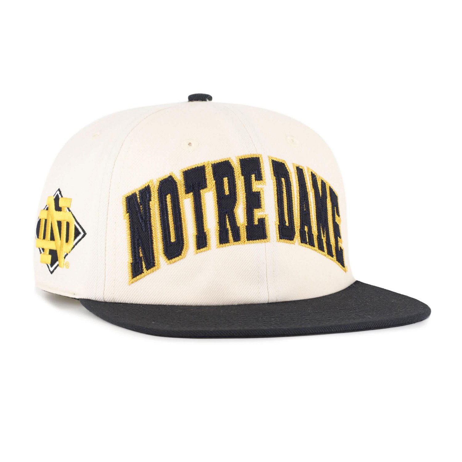 Unisex '47 Notre Dame Fighting Irish Crossover Off Hand Captain Adjustable Hat - view number 1