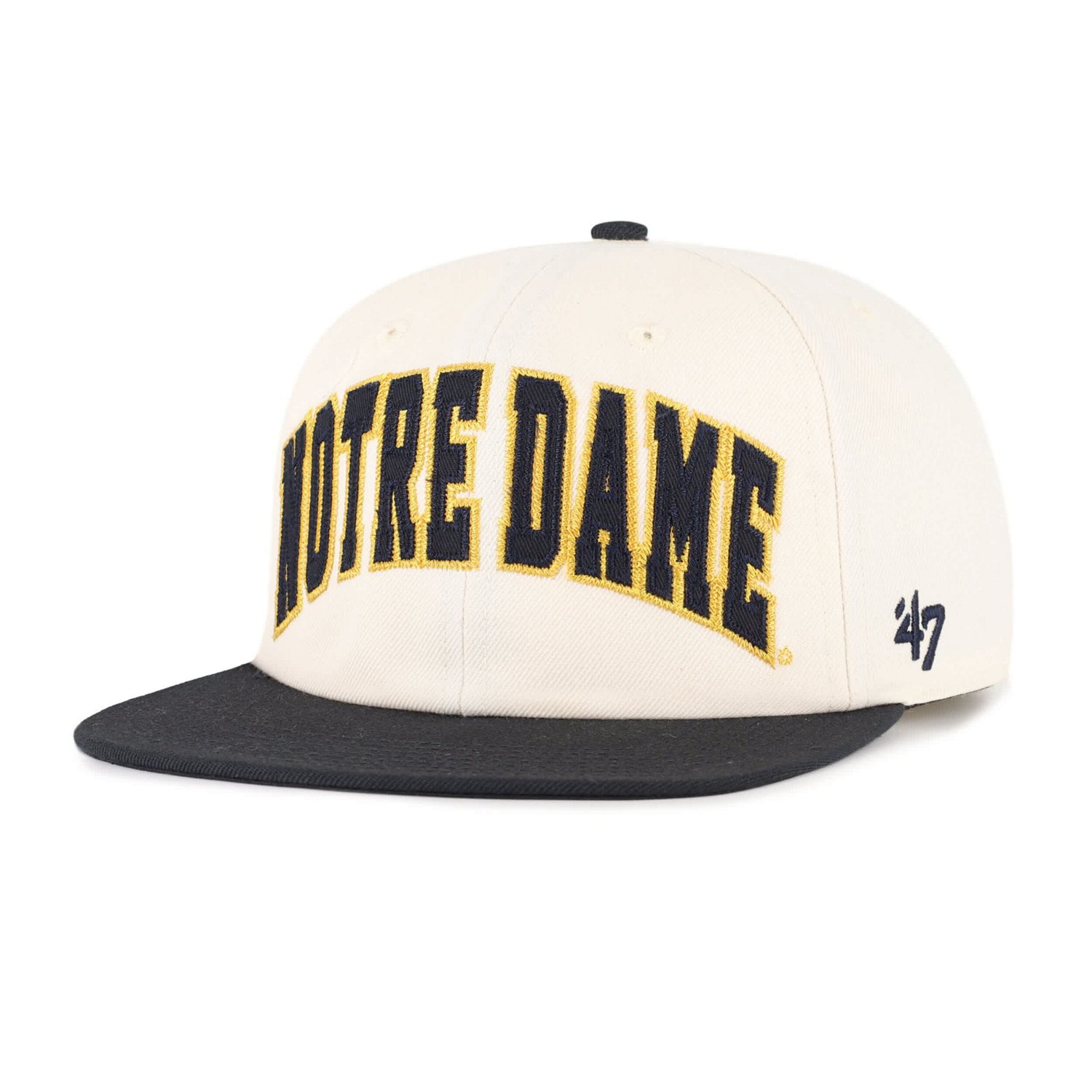 Unisex '47 Notre Dame Fighting Irish Crossover Off Hand Captain Adjustable Hat - view number 2