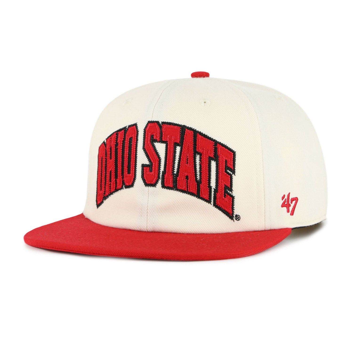 Unisex '47 Ohio State Buckeyes Crossover Off Hand Captain Adjustable Hat - view number 2