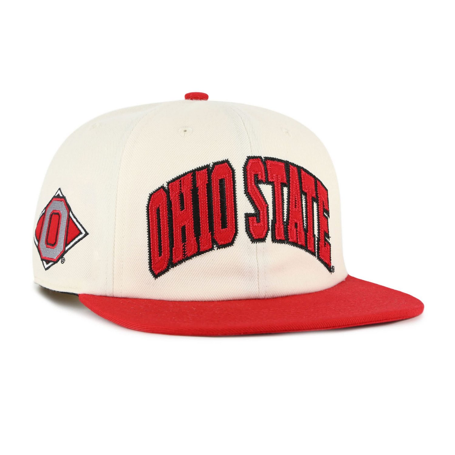 Unisex '47 Ohio State Buckeyes Crossover Off Hand Captain Adjustable Hat