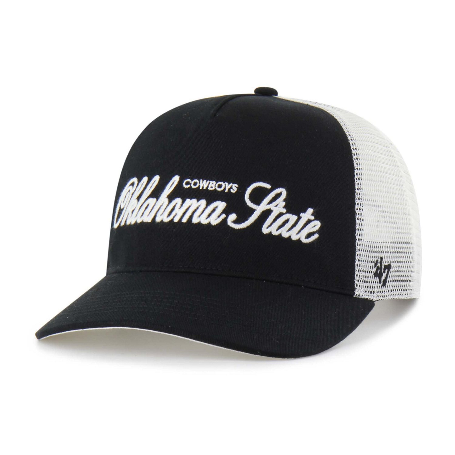 Unisex '47 Oklahoma State Cowboys Contemporary Basics Foundation Trucker Hitch Adjustable Hat - view number 2