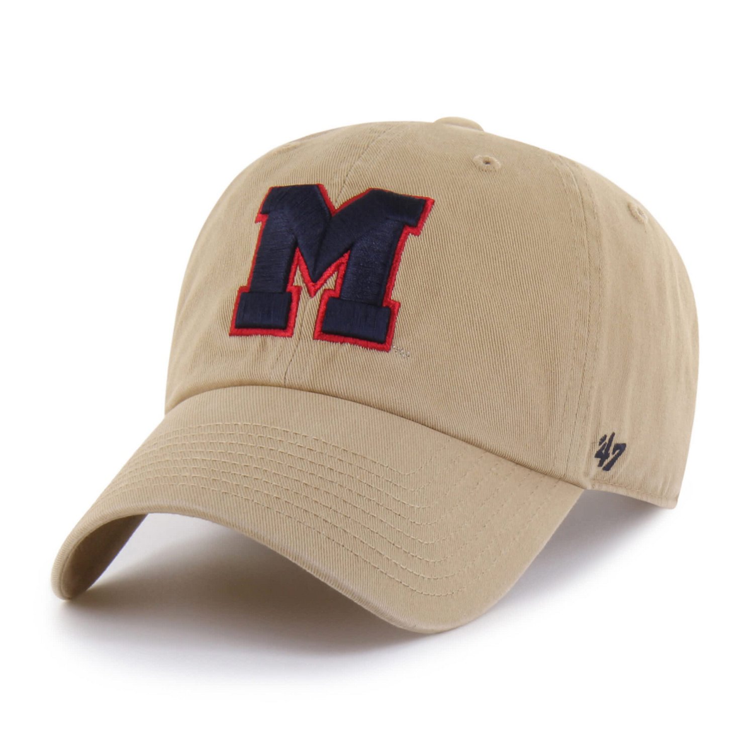 Unisex '47 Ole Miss Rebels Clean Up Adjustable Hat