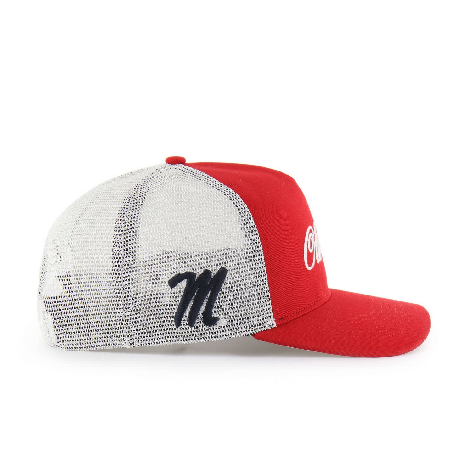 Unisex '47 Ole Miss Rebels Contemporary Basics Foundation Trucker Hitch Adjustable Hat - view number 3