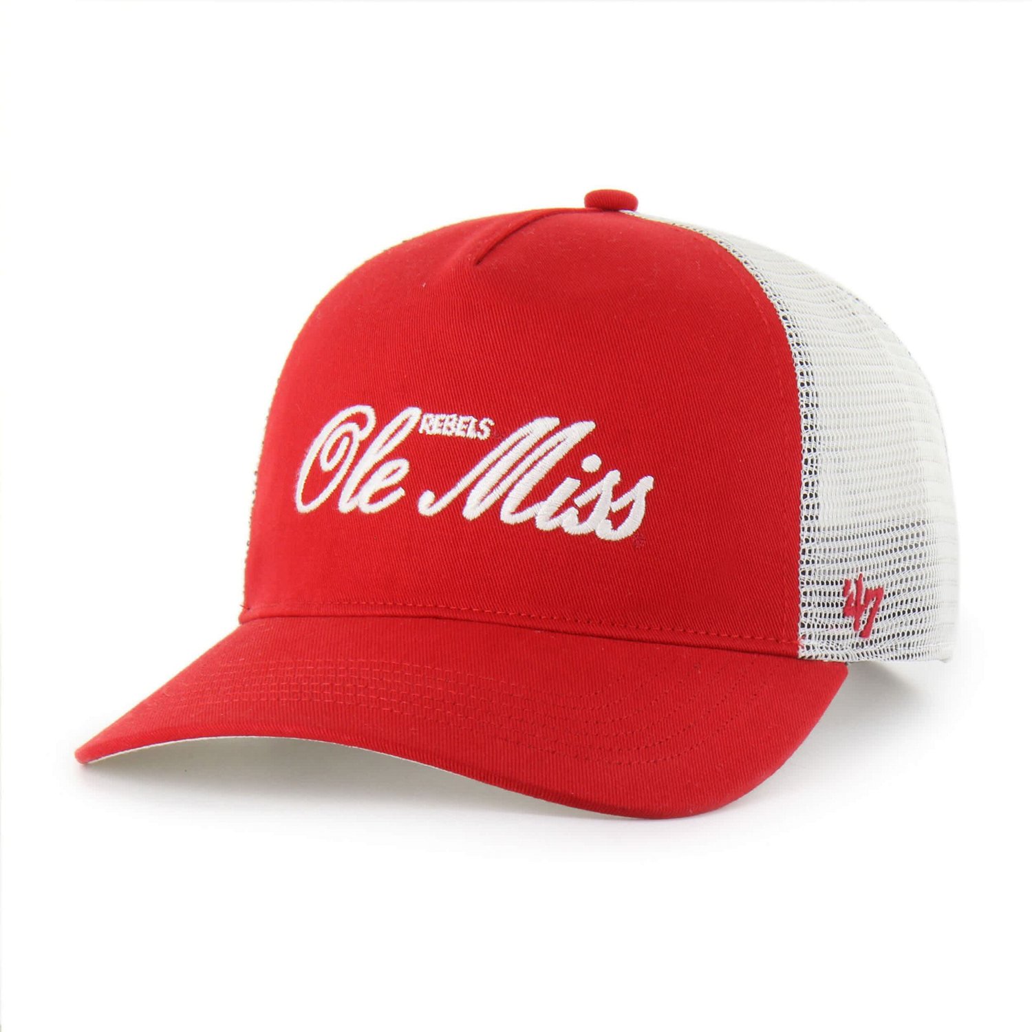 Unisex '47 Ole Miss Rebels Contemporary Basics Foundation Trucker Hitch Adjustable Hat - view number 2