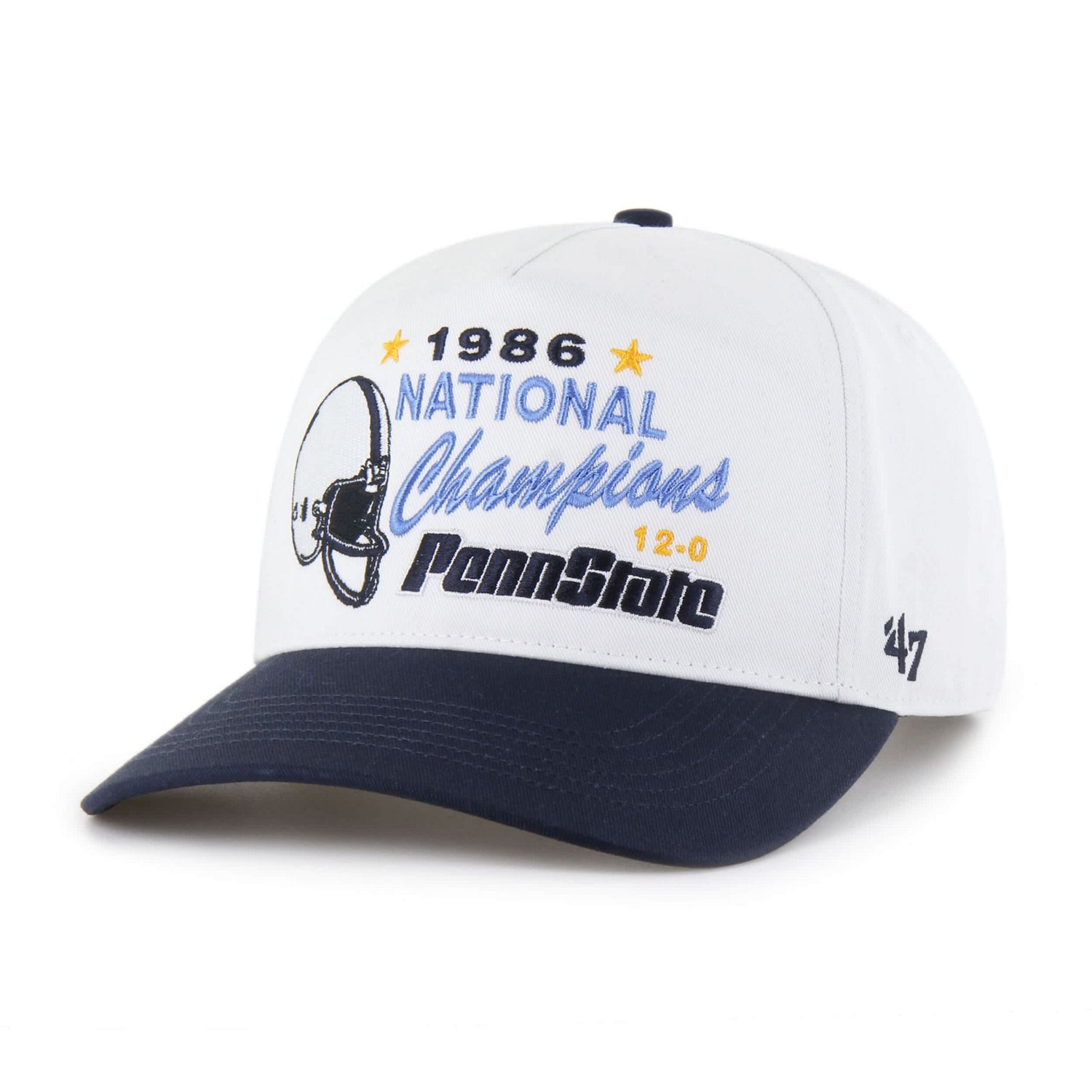 Unisex '47 Penn State Nittany Lions 1986 National Champions Vault Two-Tone Hitch Adjustable Hat - view number 2