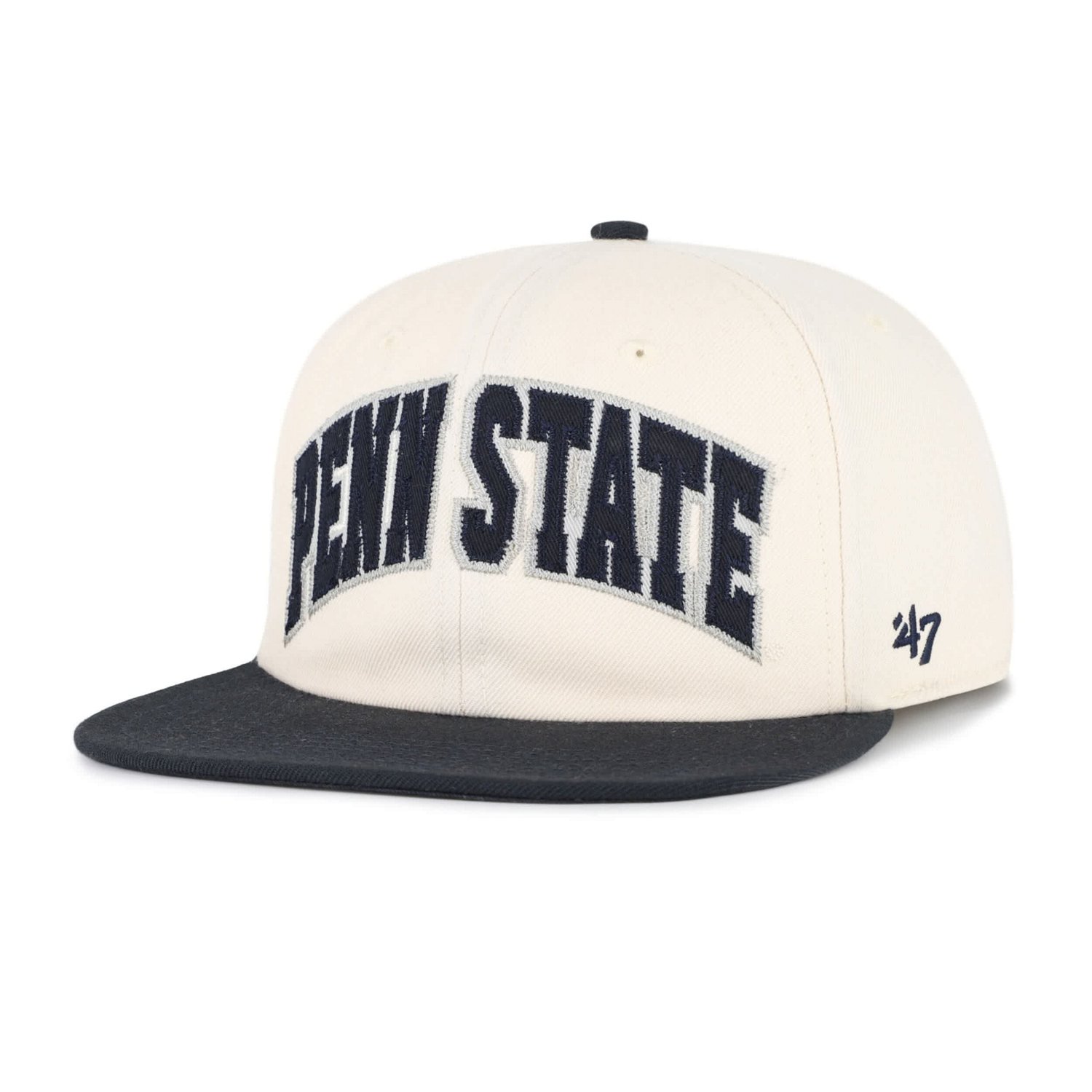 Unisex '47 Penn State Nittany Lions Crossover Off Hand Captain Adjustable Hat - view number 2