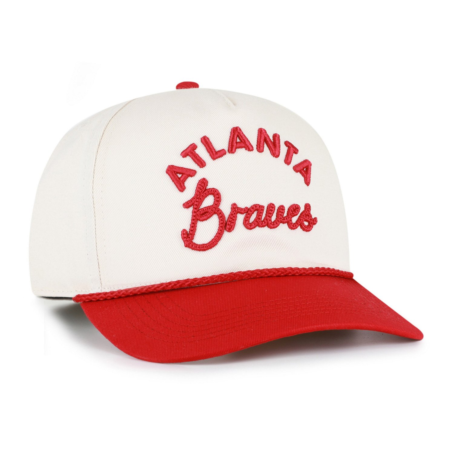 Unisex '47 Red Atlanta Braves Rope Script Hitch Adjustable Hat