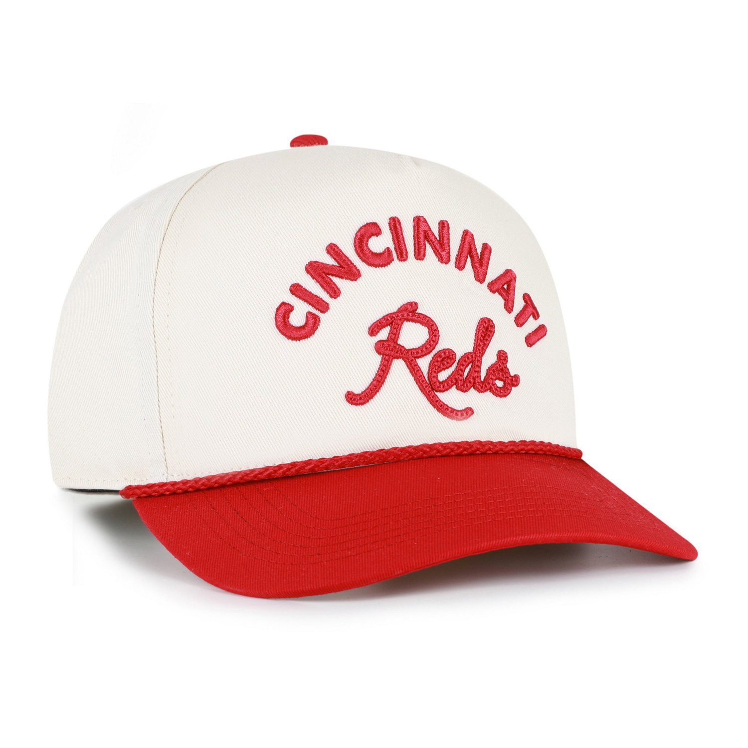 Unisex '47 Red Cincinnati Reds Rope Script Hitch Adjustable Hat - view number 2