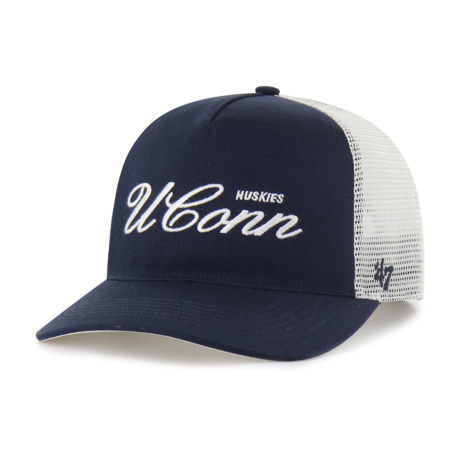 Unisex '47 UConn Huskies Contemporary Basics Foundation Trucker Hitch Adjustable Hat - view number 2