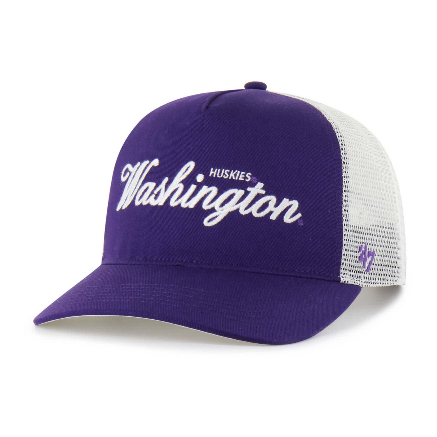 Unisex '47 Washington Huskies Contemporary Basics Foundation Trucker Hitch Adjustable Hat - view number 2
