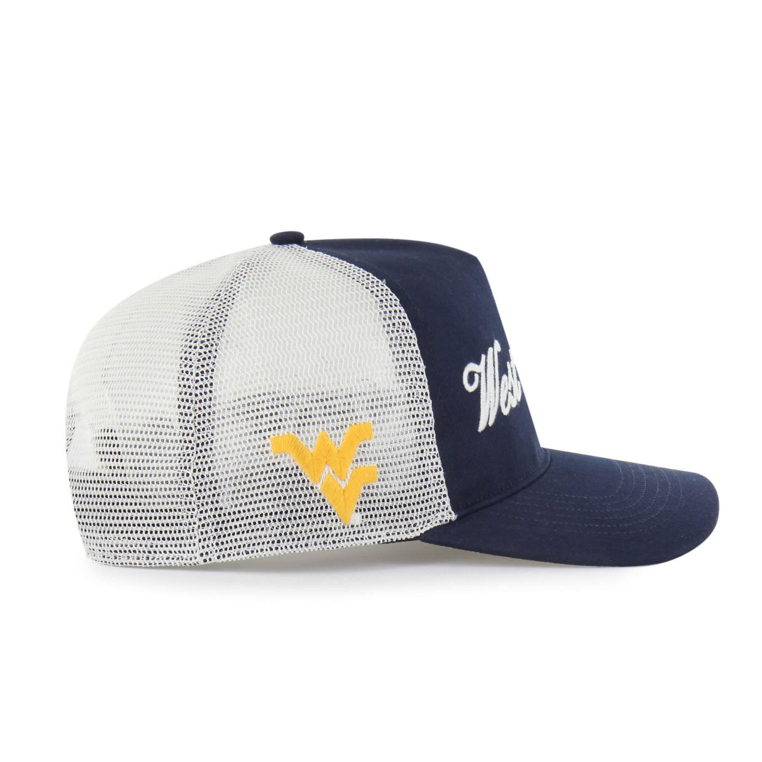 Unisex '47 West Virginia Mountaineers Contemporary Basics Foundation Trucker Hitch Adjustable Hat - view number 3