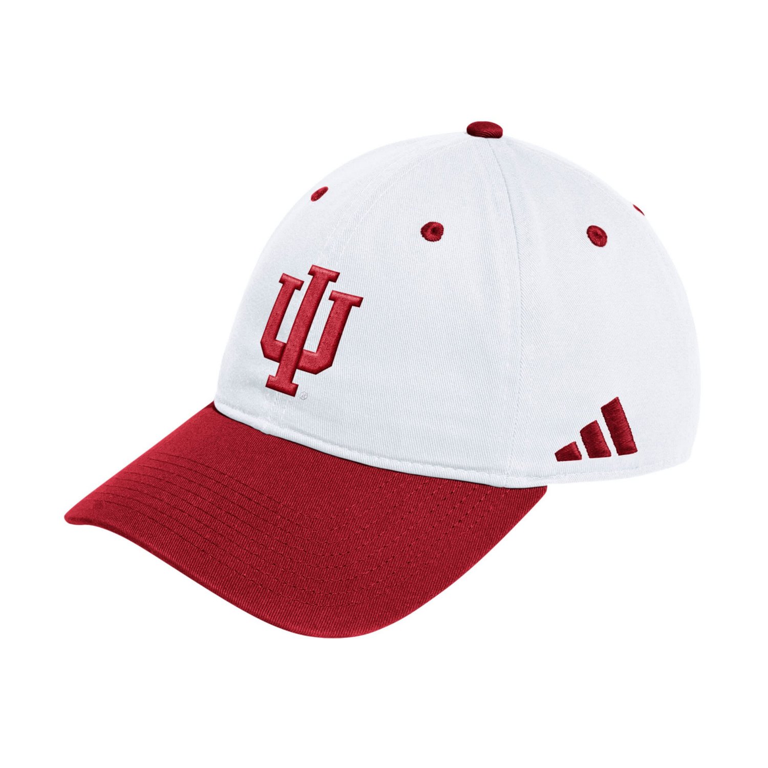Unisex adidas Crimson Indiana Hoosiers Seasonal Baseball Slouch Adjustable Hat