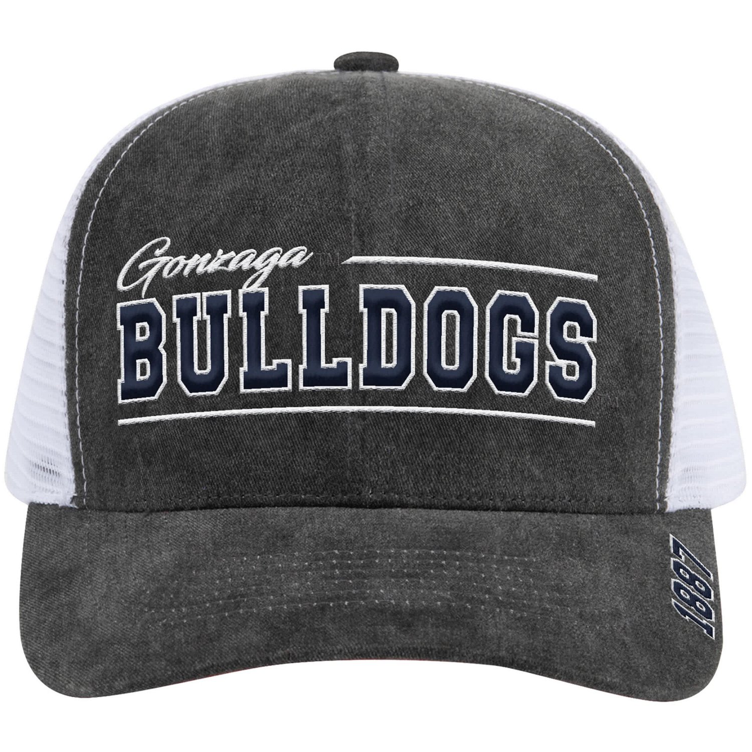 Unisex Colosseum Gonzaga Bulldogs Billy 2400 Adjustable Trucker Hat - view number 2