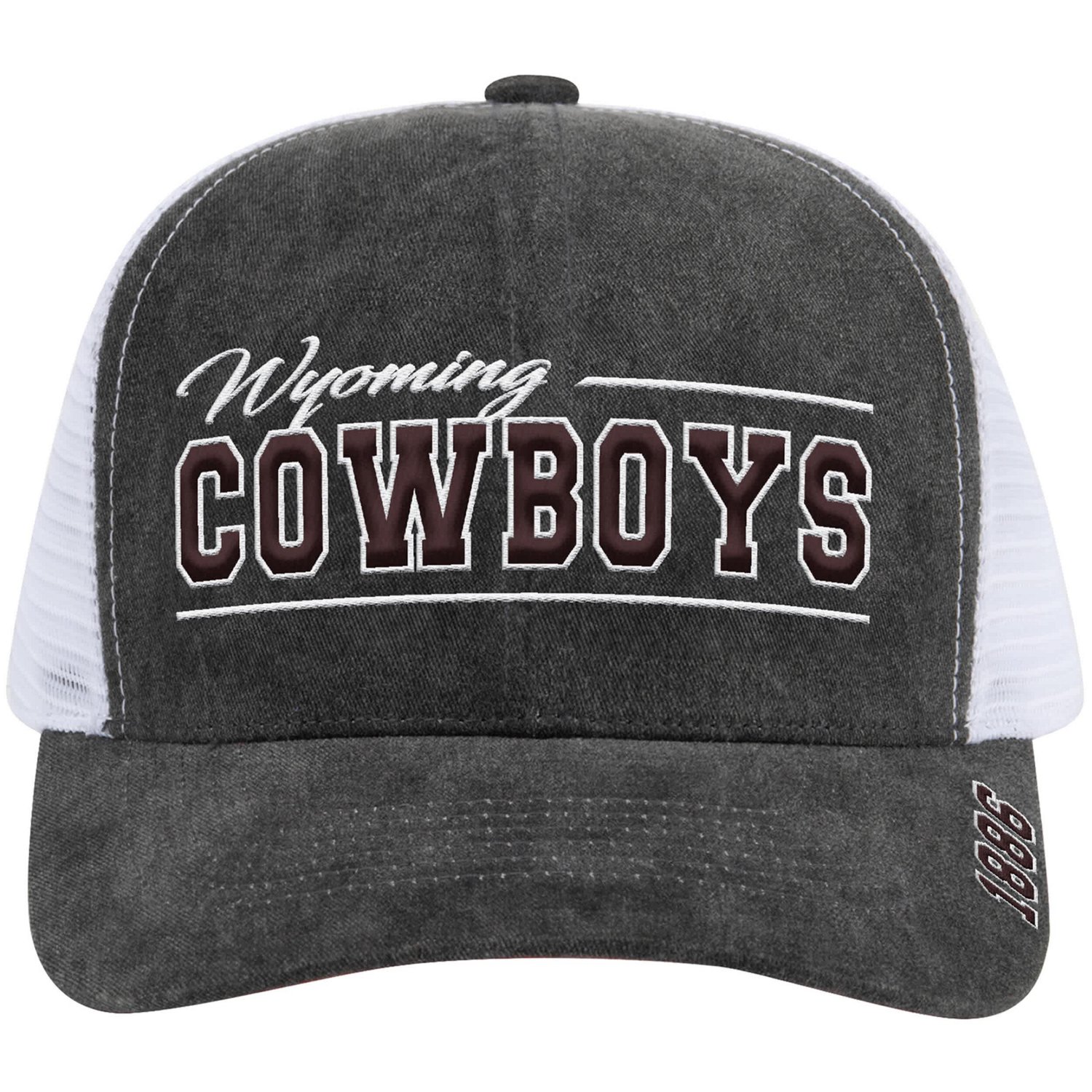Unisex Colosseum Wyoming Cowboys Billy 2400 Adjustable Trucker Hat - view number 2
