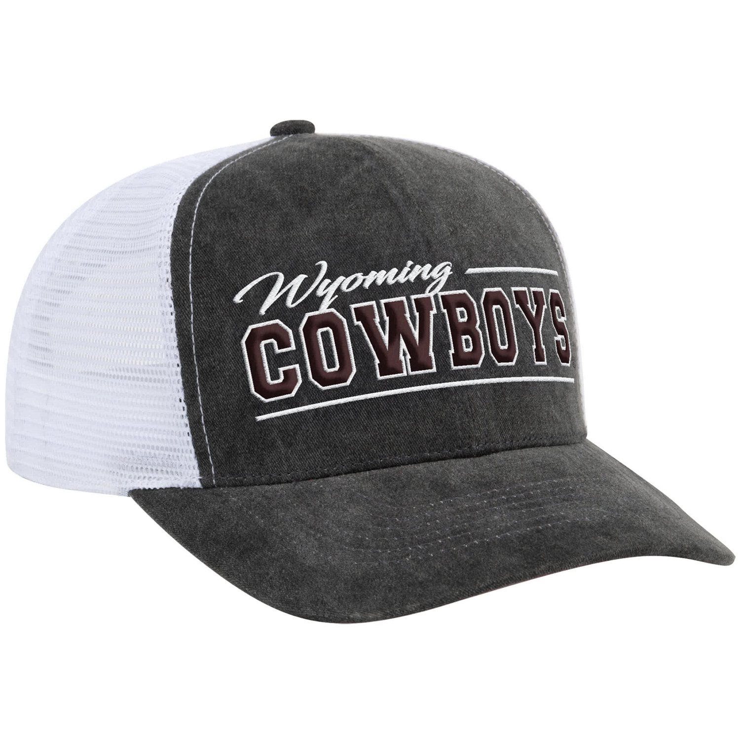 Unisex Colosseum Wyoming Cowboys Billy 2400 Adjustable Trucker Hat - view number 3