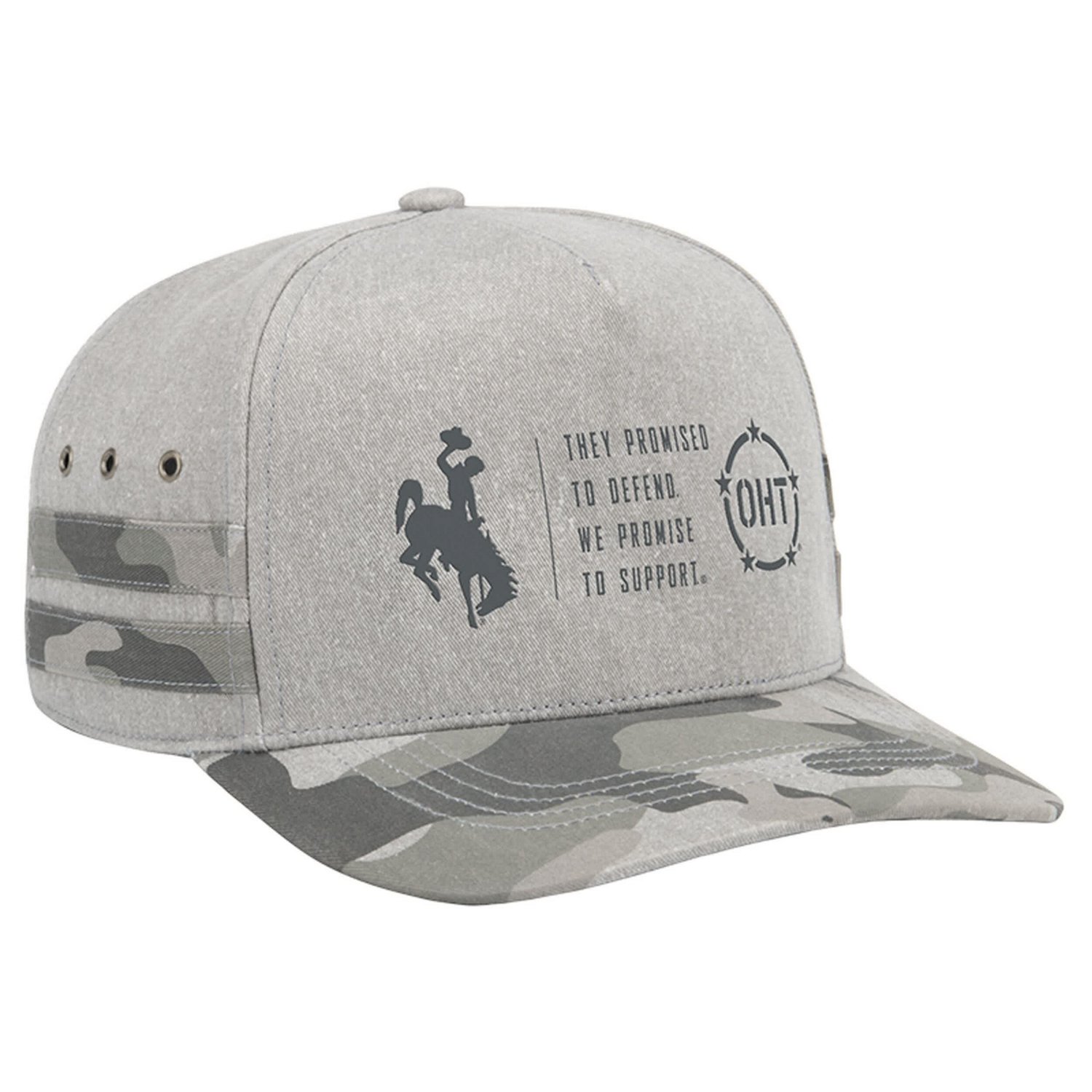 Unisex Colosseum Wyoming Cowboys OHT Squad Podium Adjustable Hat - view number 4