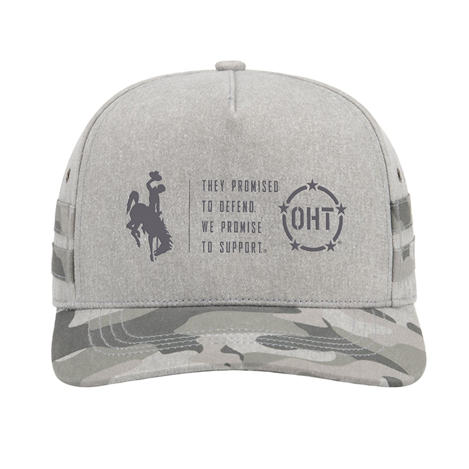 Unisex Colosseum Wyoming Cowboys OHT Squad Podium Adjustable Hat - view number 3