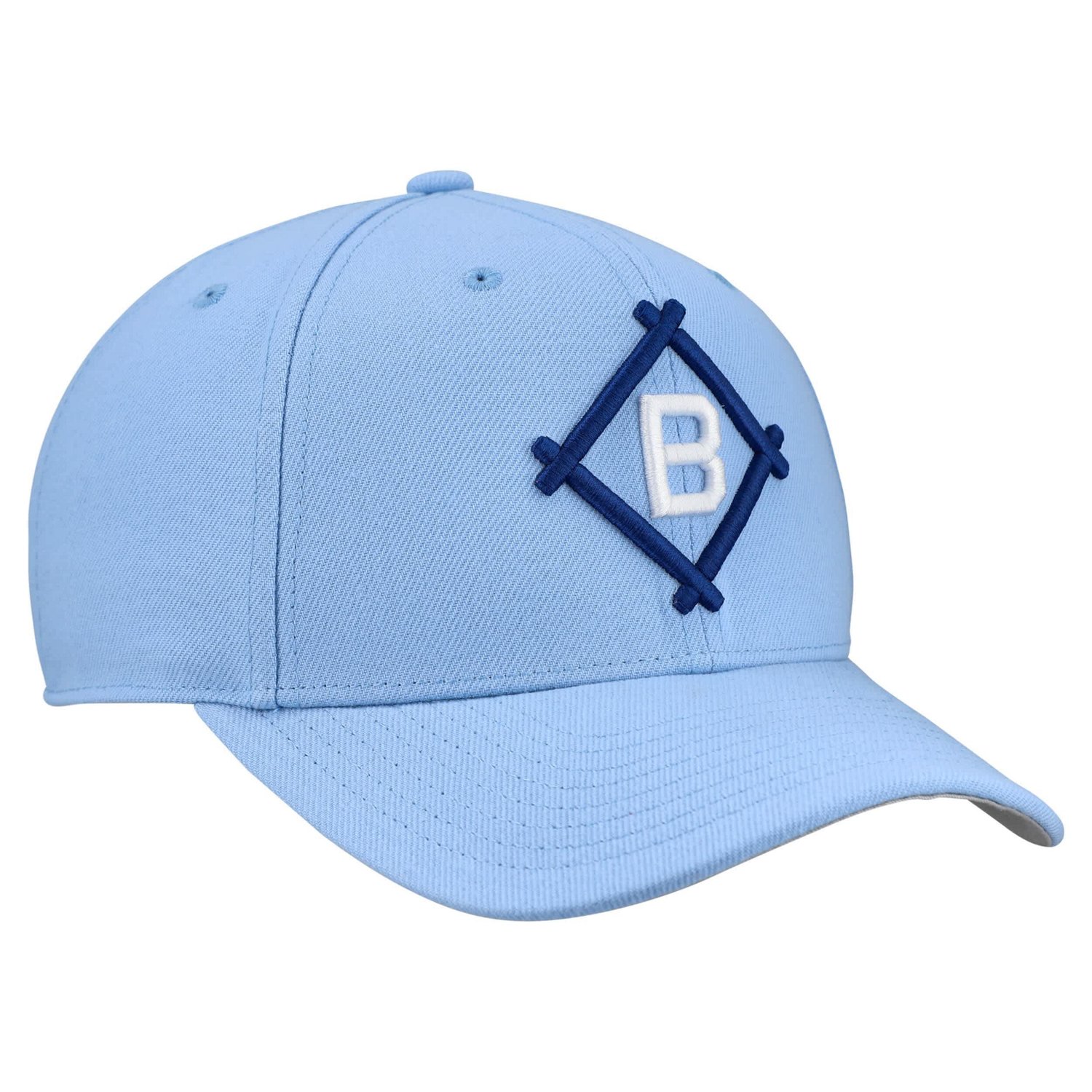 Unisex Mitchell  Ness Brooklyn Dodgers Basic Coop Pro Adjustable Hat - view number 3