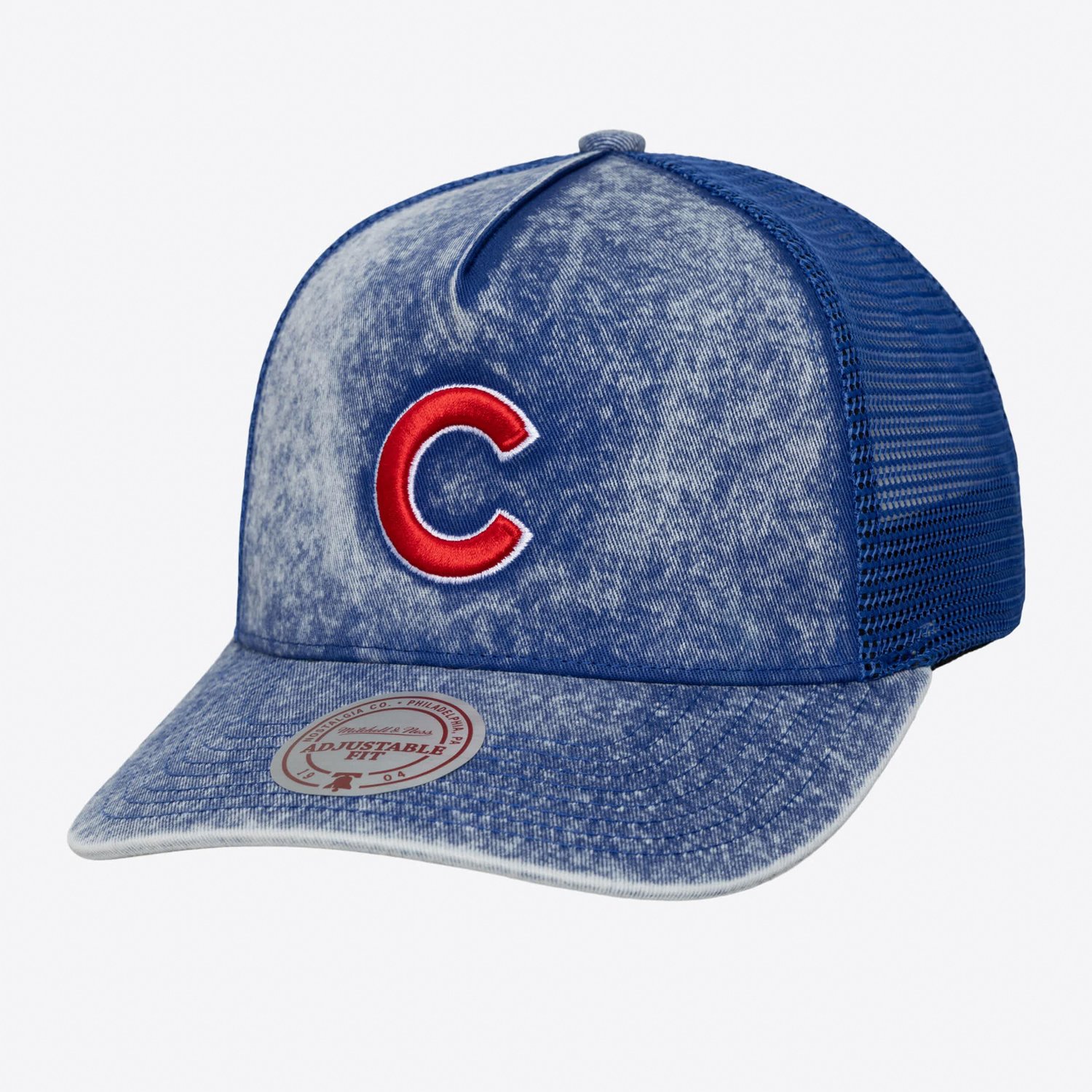 Unisex Mitchell  Ness Chicago Cubs Gameday Adjustable Trucker Hat