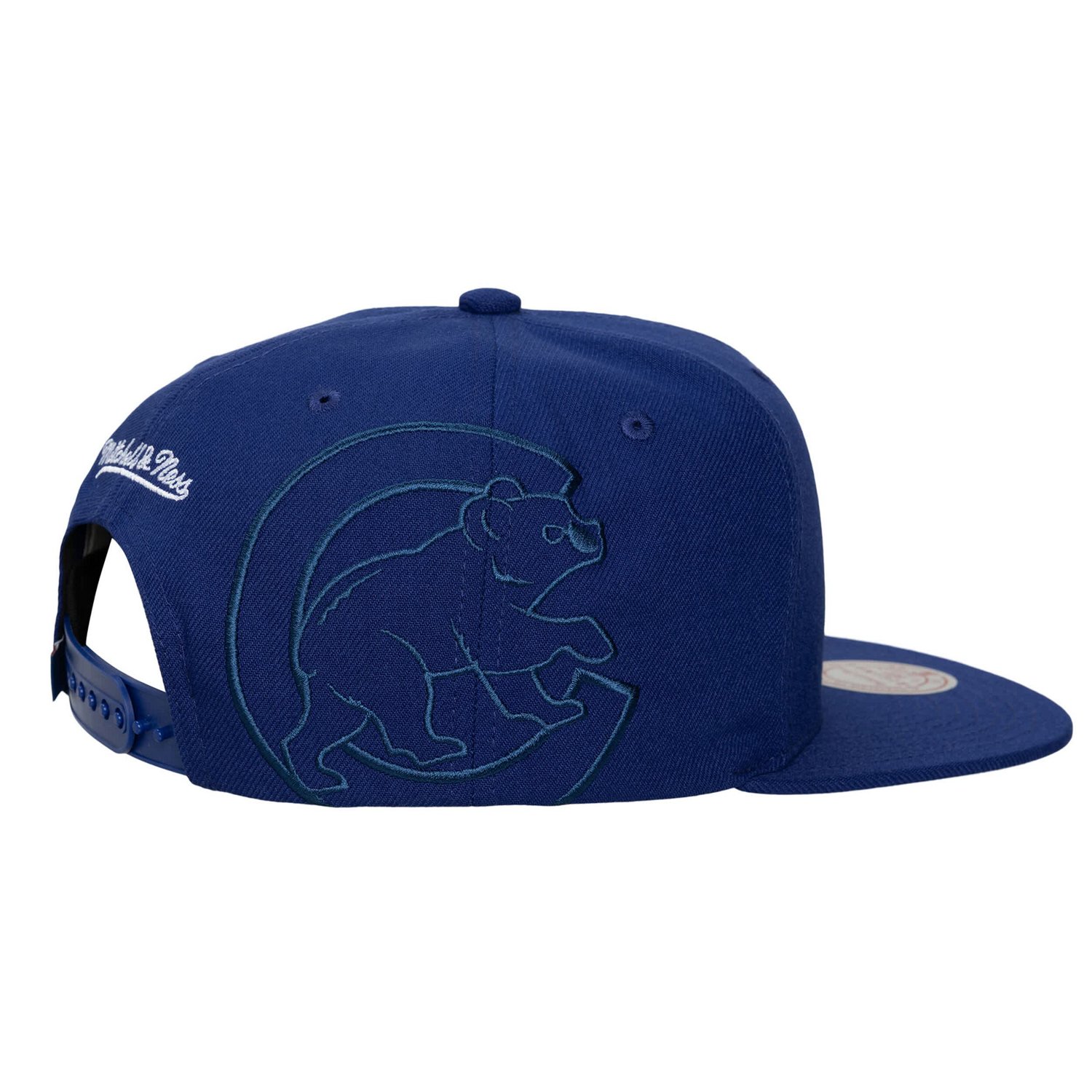Unisex Mitchell  Ness Chicago Cubs Side Logo Snapback Hat - view number 3